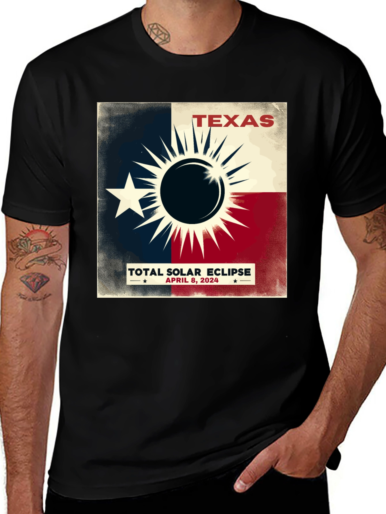 Texas Solar Eclipse 2024 T-Shirt