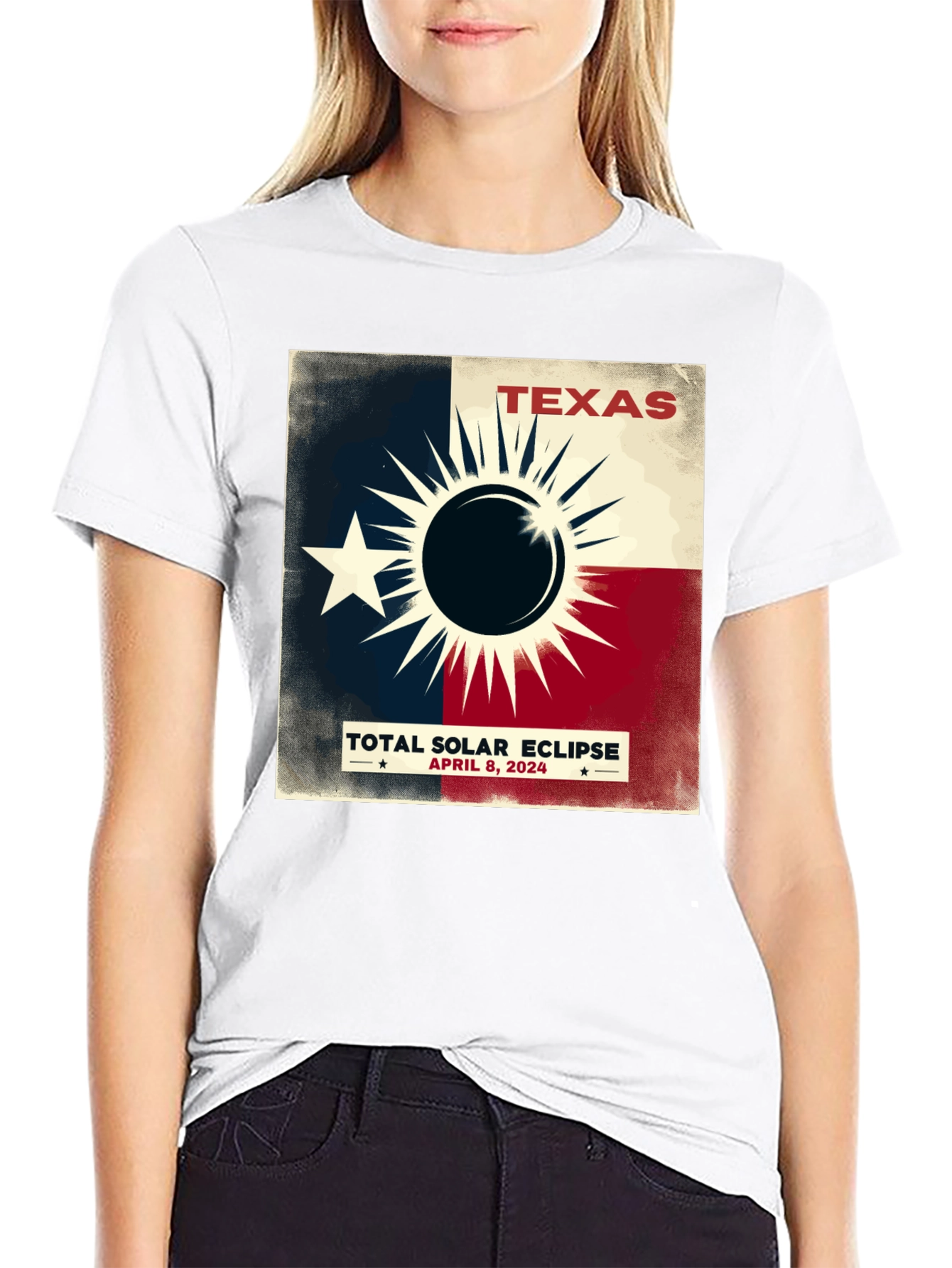 Texas Solar Eclipse 2024 T-Shirt