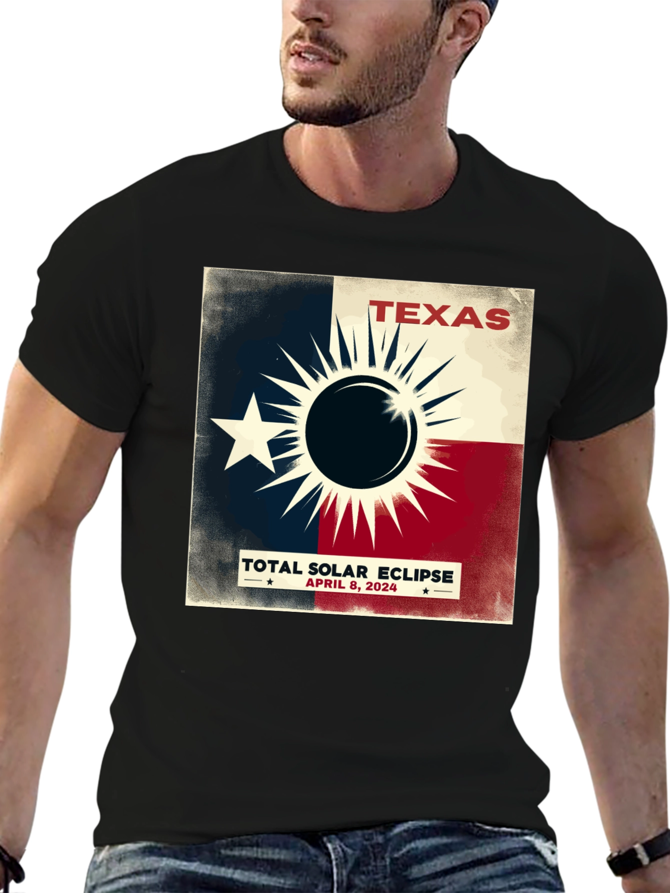 Texas Solar Eclipse 2024 T-Shirt