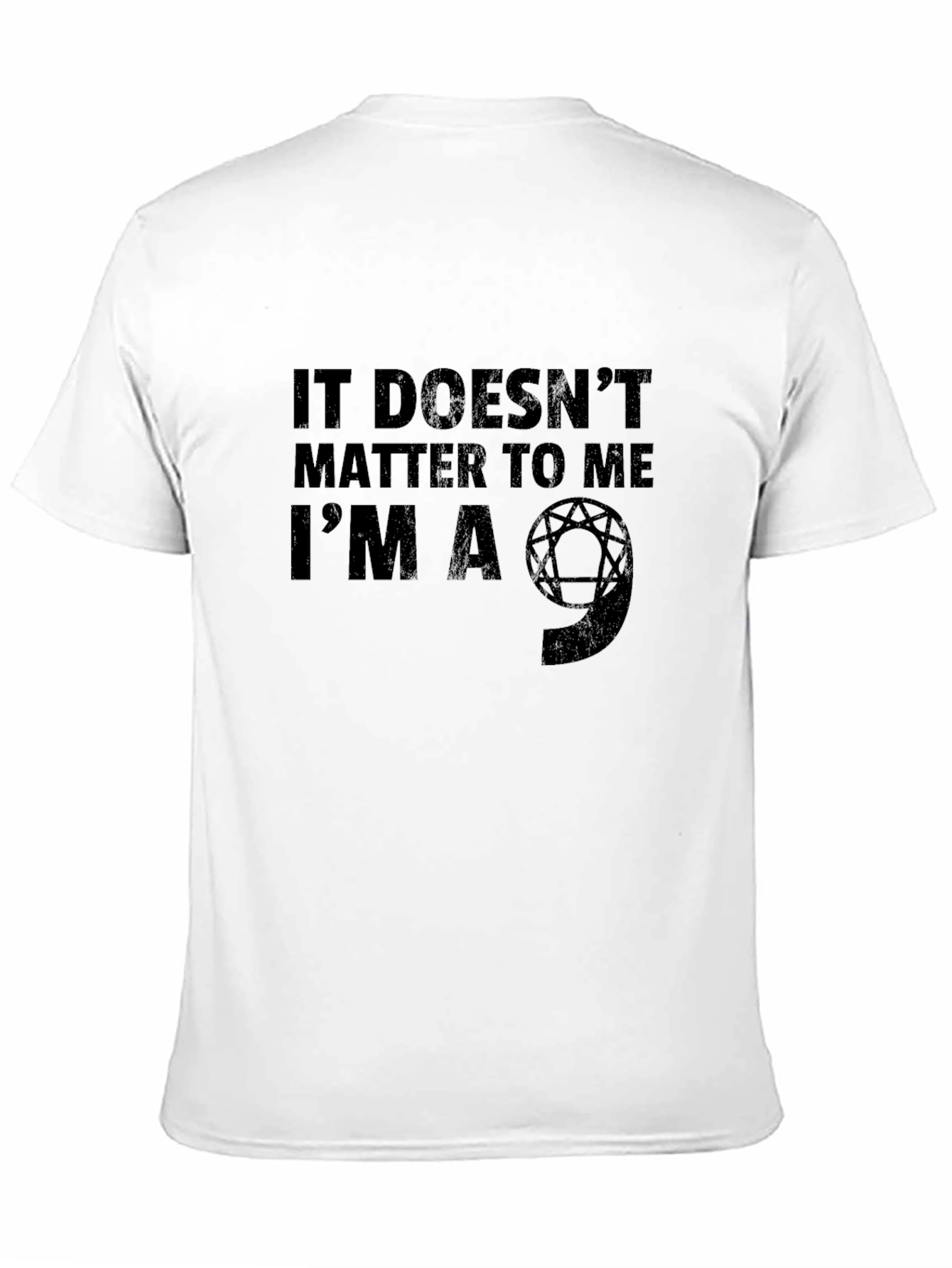 Im A 9 Enneagram T-Shirt - Black Crew Neck