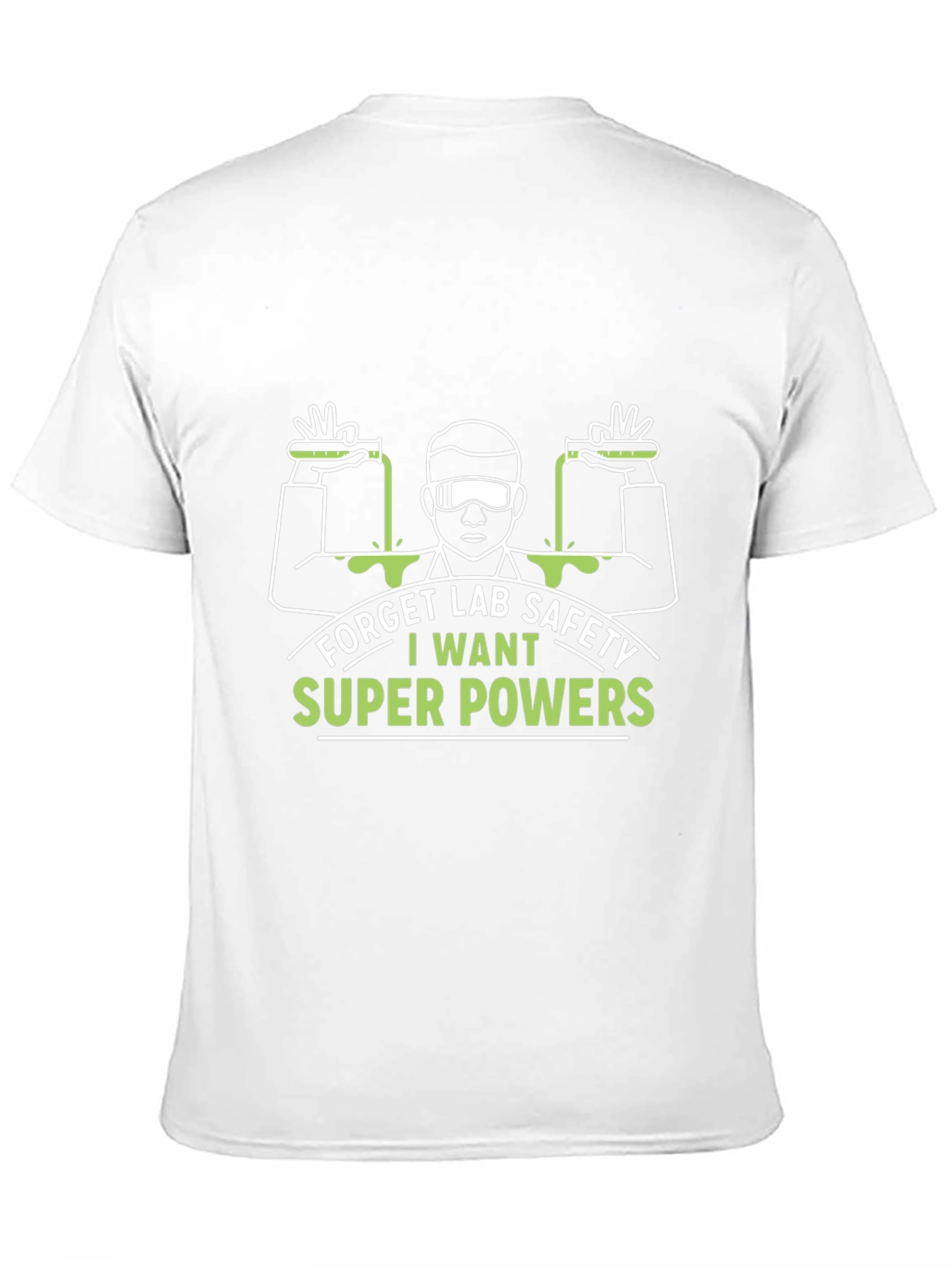 Funny Lab Safety Super Powers T-Shirt