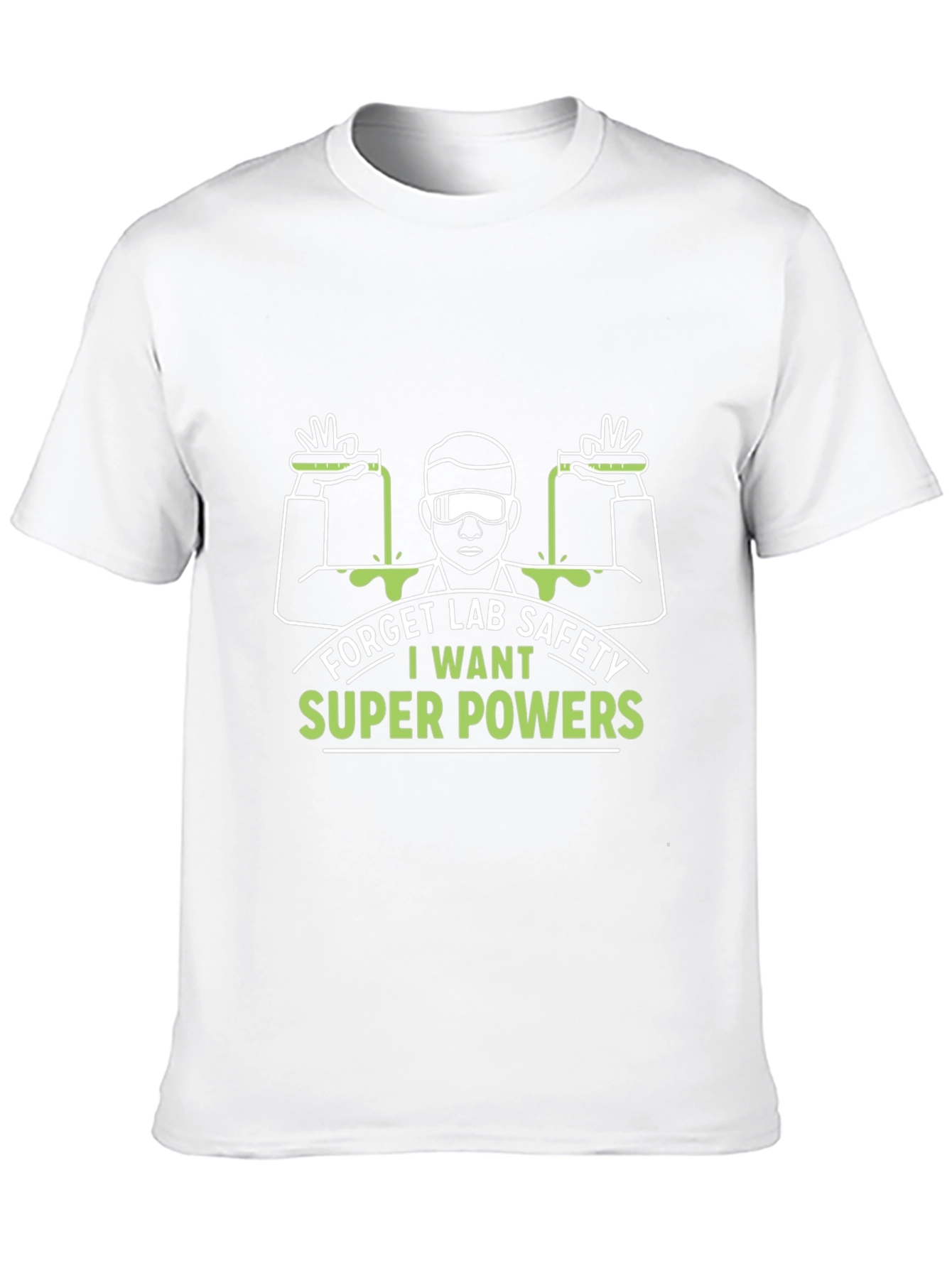 Funny Lab Safety Super Powers T-Shirt