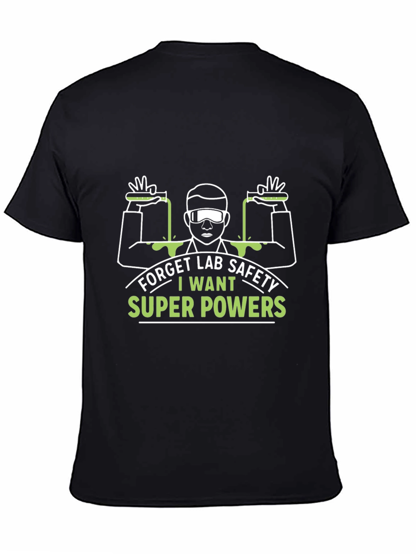 Funny Lab Safety Super Powers T-Shirt
