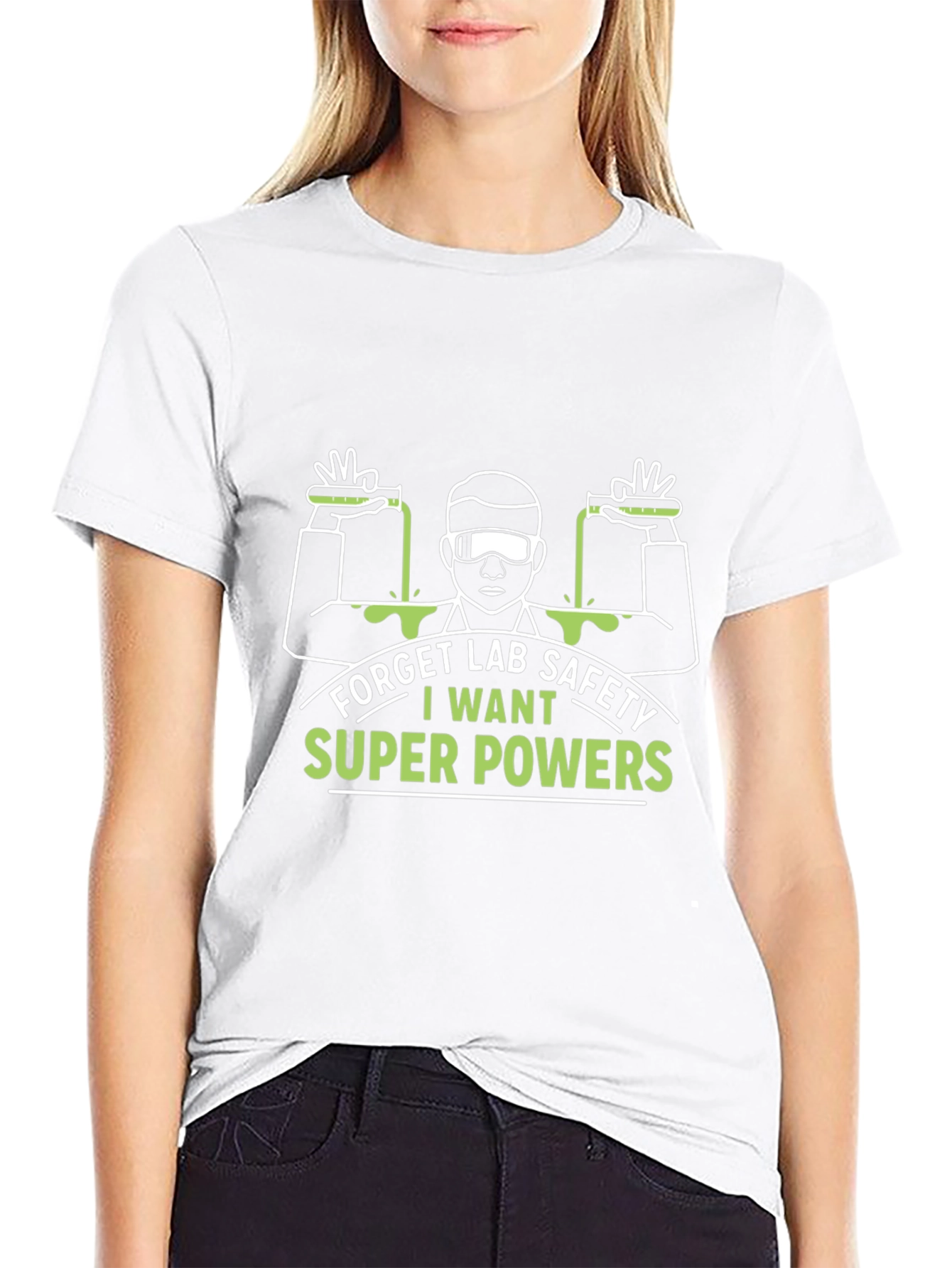 Funny Lab Safety Super Powers T-Shirt