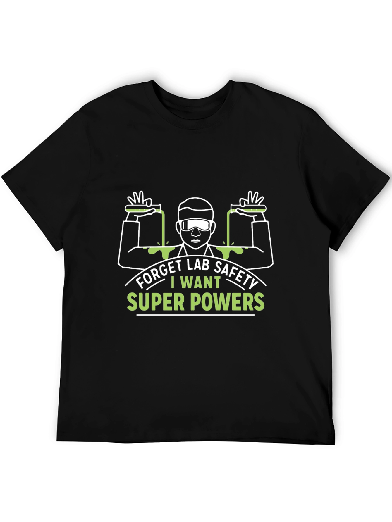 Funny Lab Safety Super Powers T-Shirt