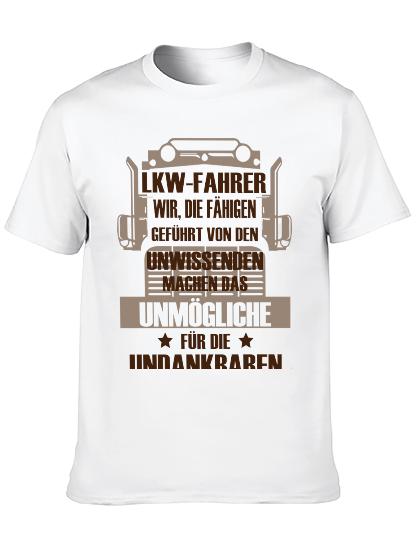 Trucker T-Shirt - German LKW-FAHRER Design