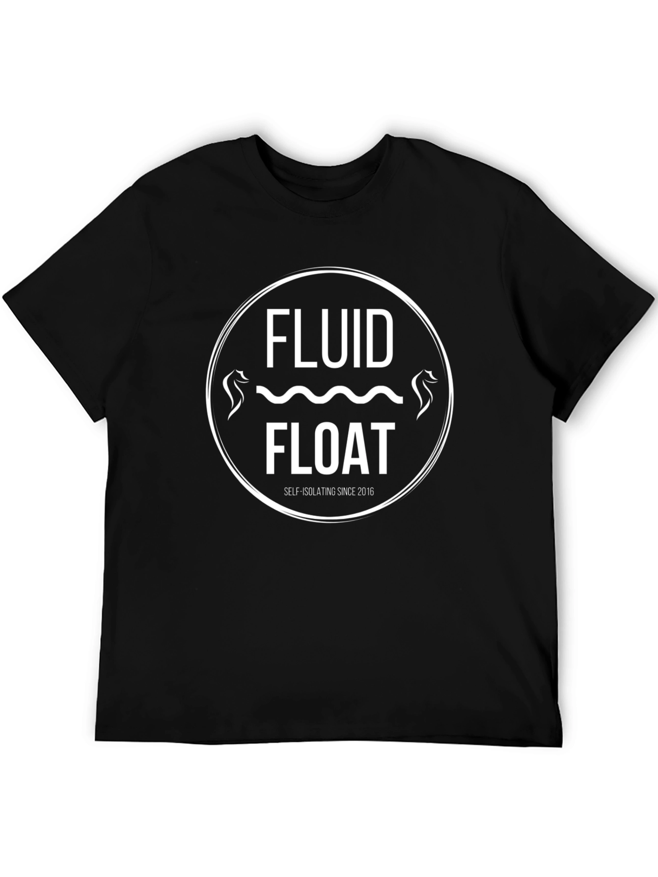 Fluid Float Graphic Tee - Self Isolating Since 2016