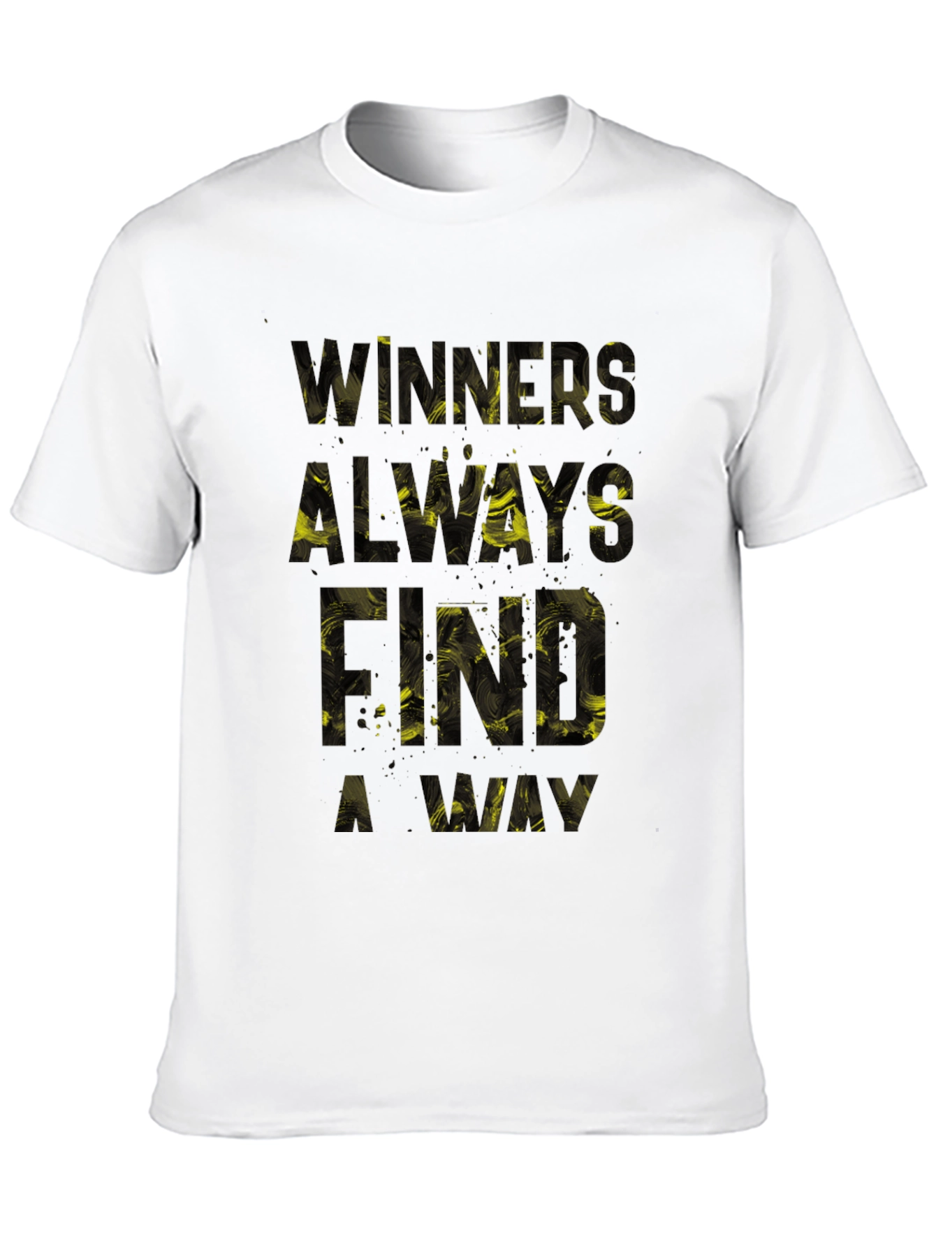 Winners Always Find A Way Graphic Tee - Black