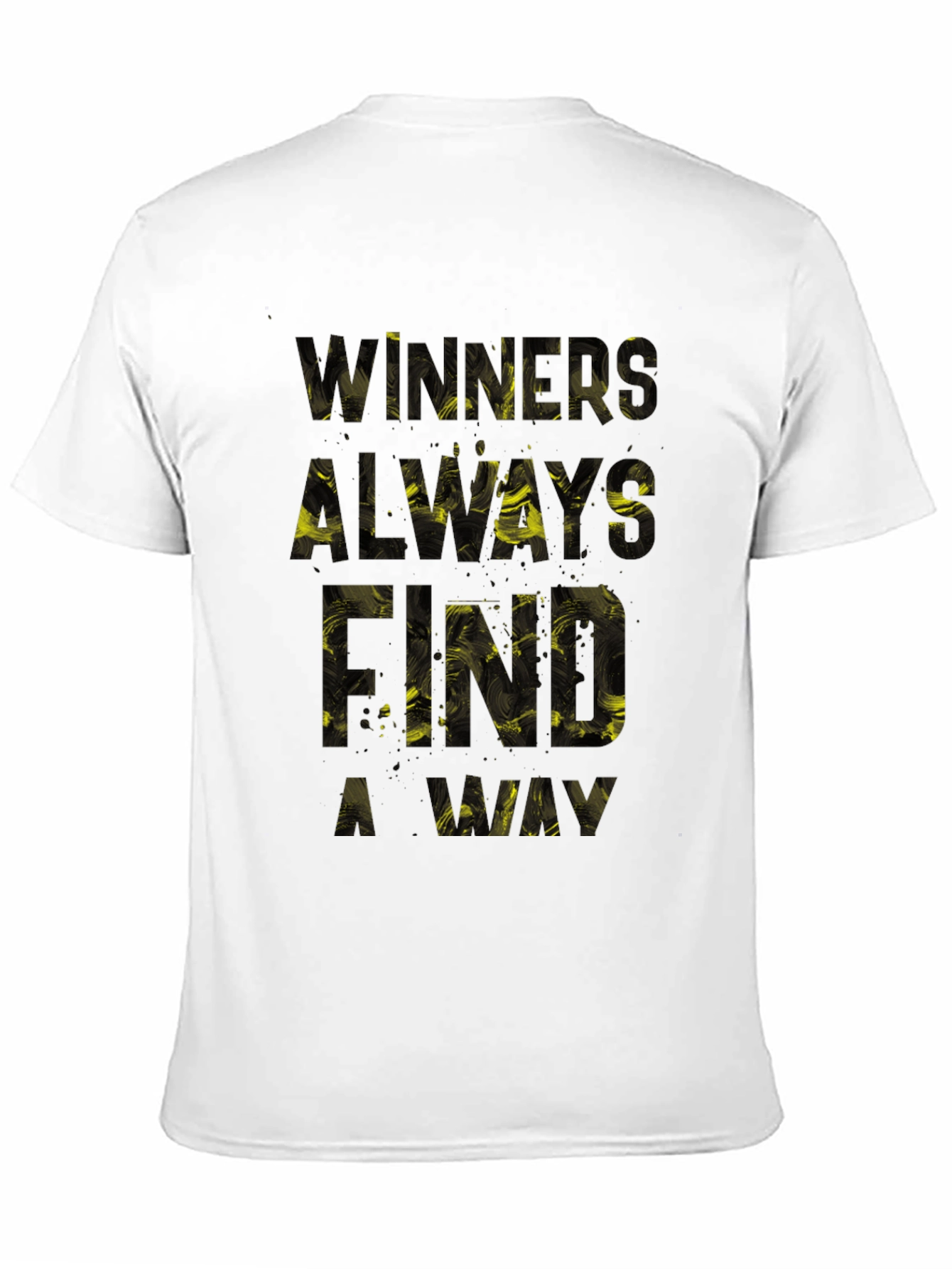 Winners Always Find A Way Graphic Tee - Black