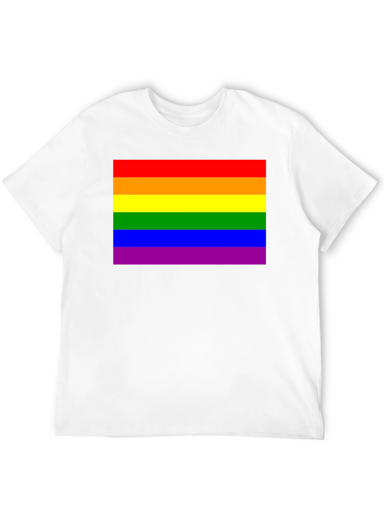 Rainbow Pride Flag Black T-Shirt