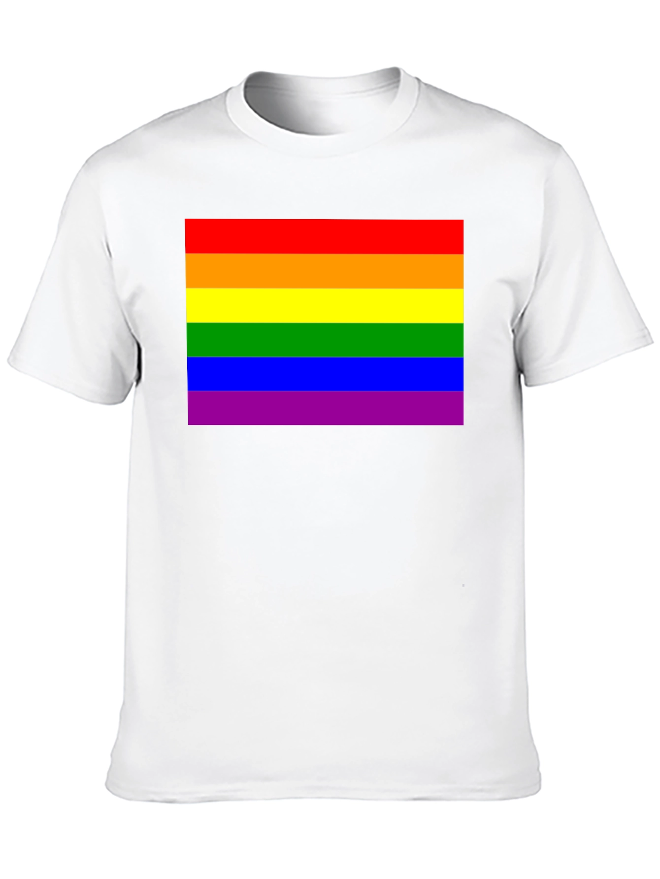 Rainbow Pride Flag Black T-Shirt
