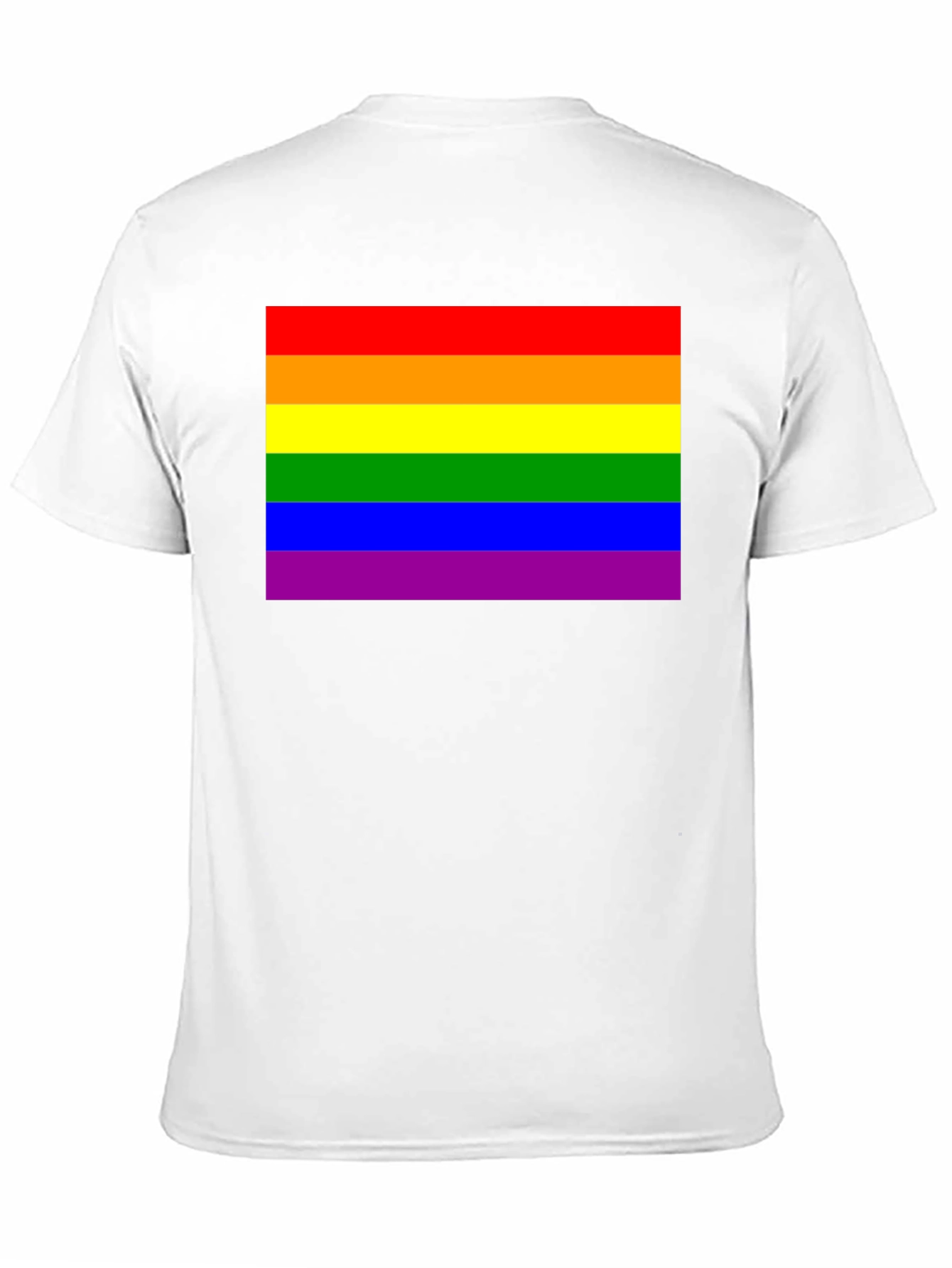 Rainbow Pride Flag Black T-Shirt