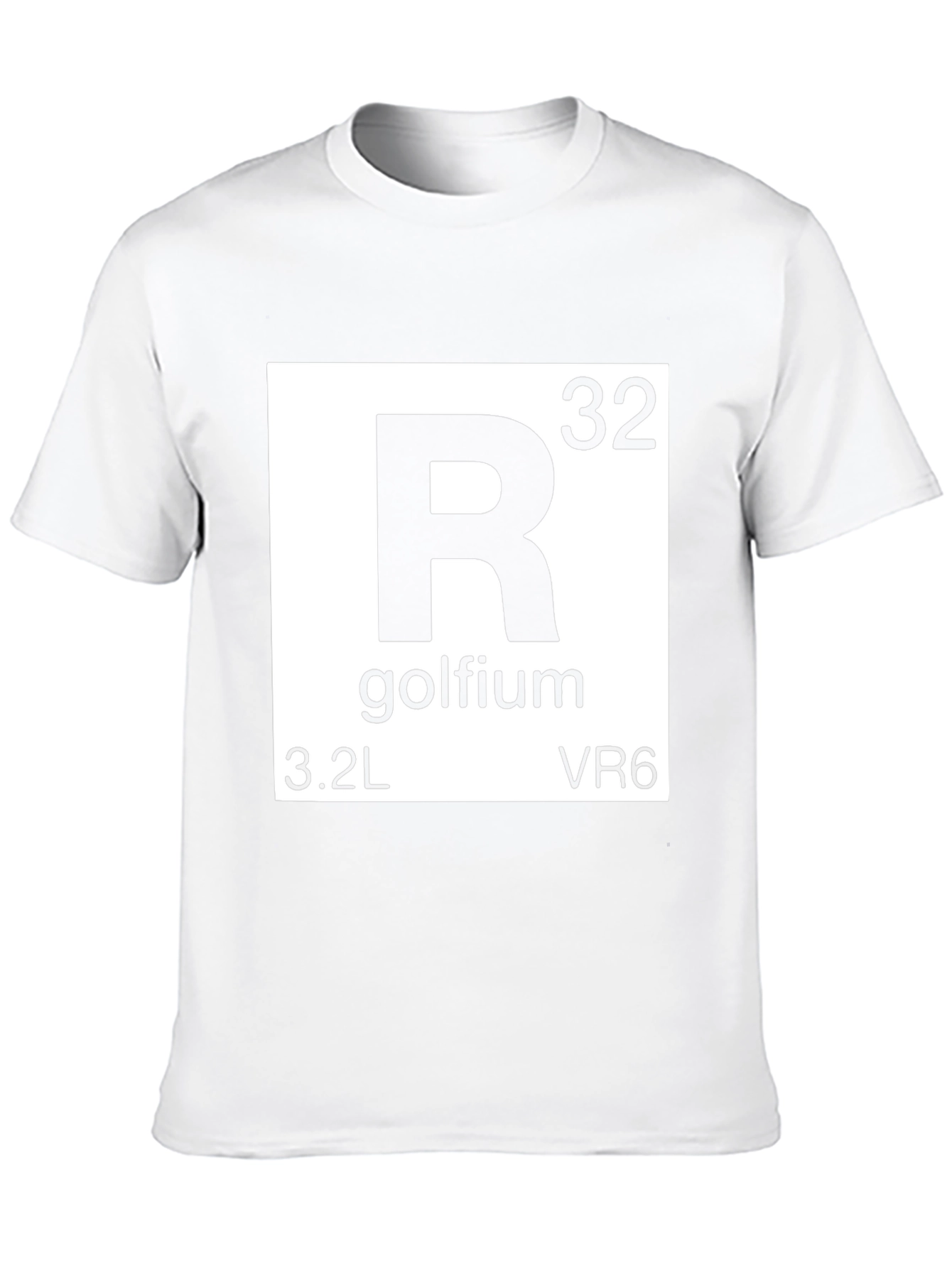 Golfium Periodic Table T-Shirt - Novelty Funny Golf Tee