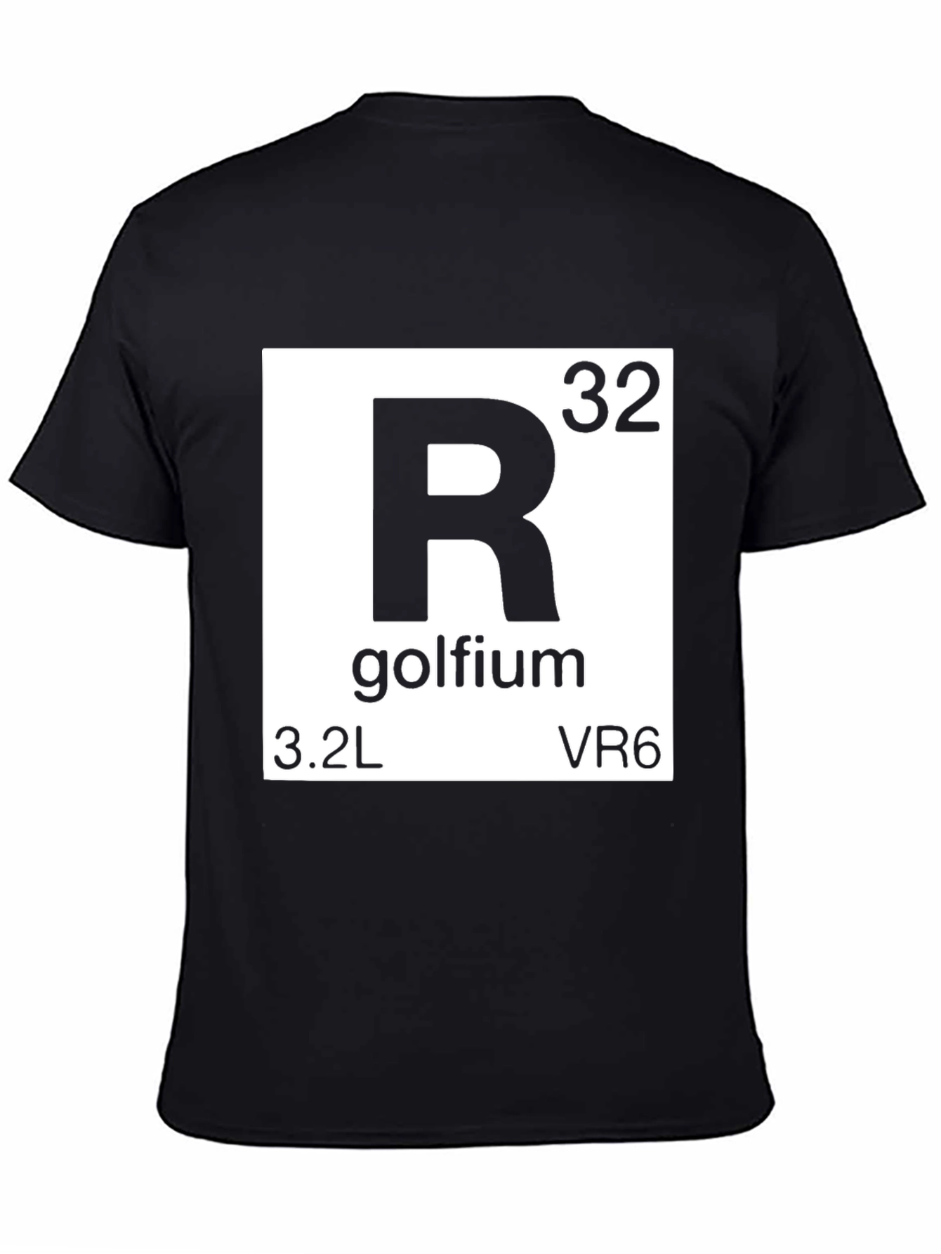 Golfium Periodic Table T-Shirt - Novelty Funny Golf Tee