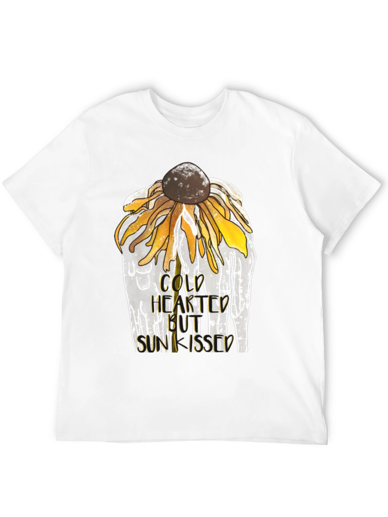 Cold Hearted Sunkissed Sunflower Graphic Tee