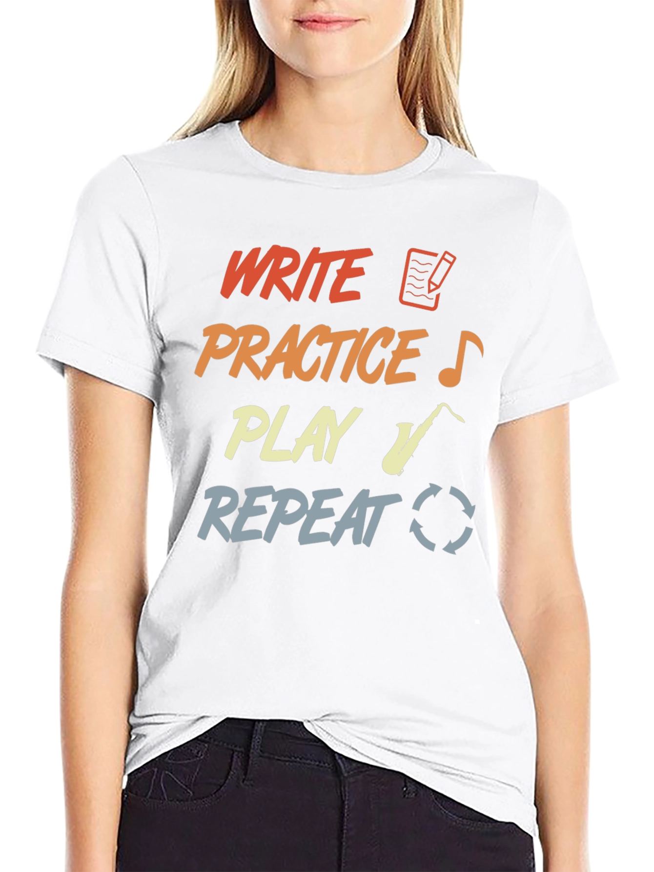 Write Practice Play Repeat T-Shirt