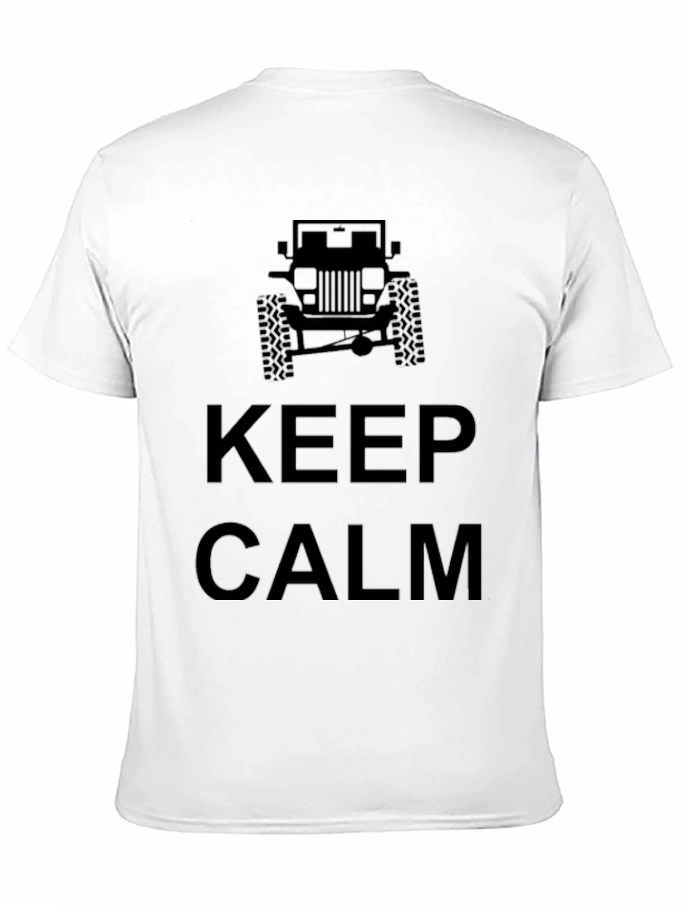 Keep Calm Jeep T-Shirt - Black