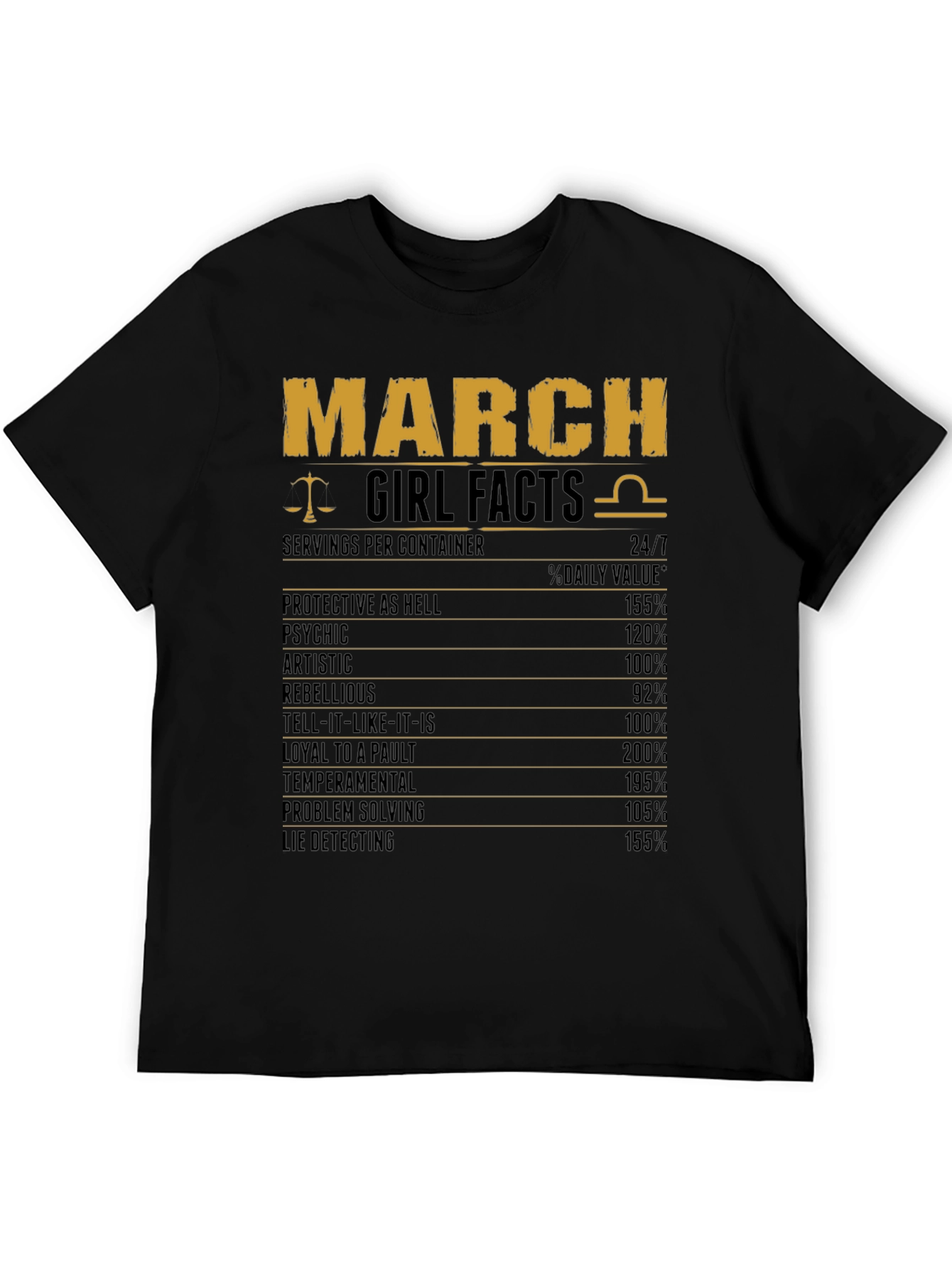 March Girl Facts T-Shirt