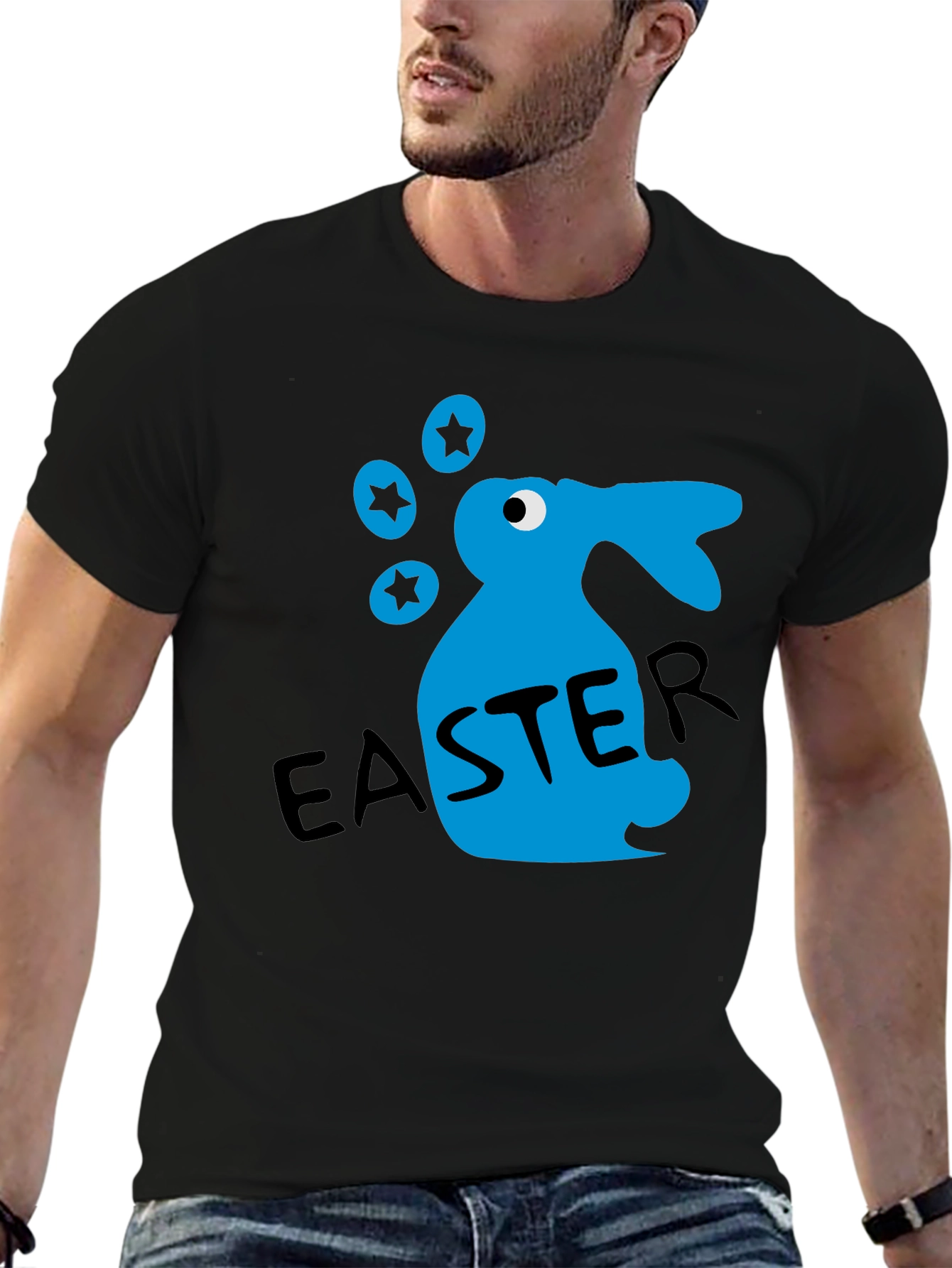 Easter Bunny Graphic T-Shirt - Fun Holiday Apparel