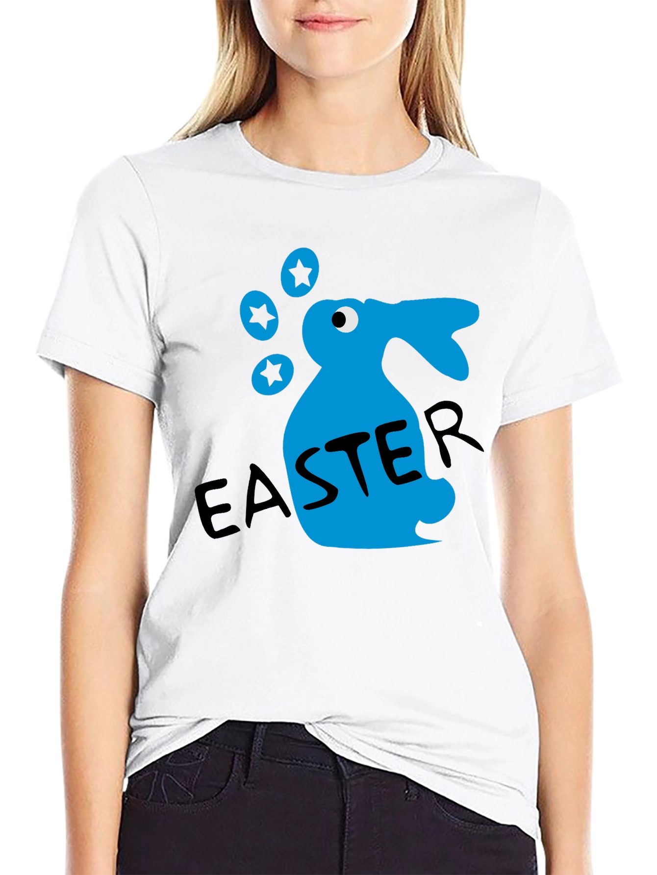 Easter Bunny Graphic T-Shirt - Fun Holiday Apparel