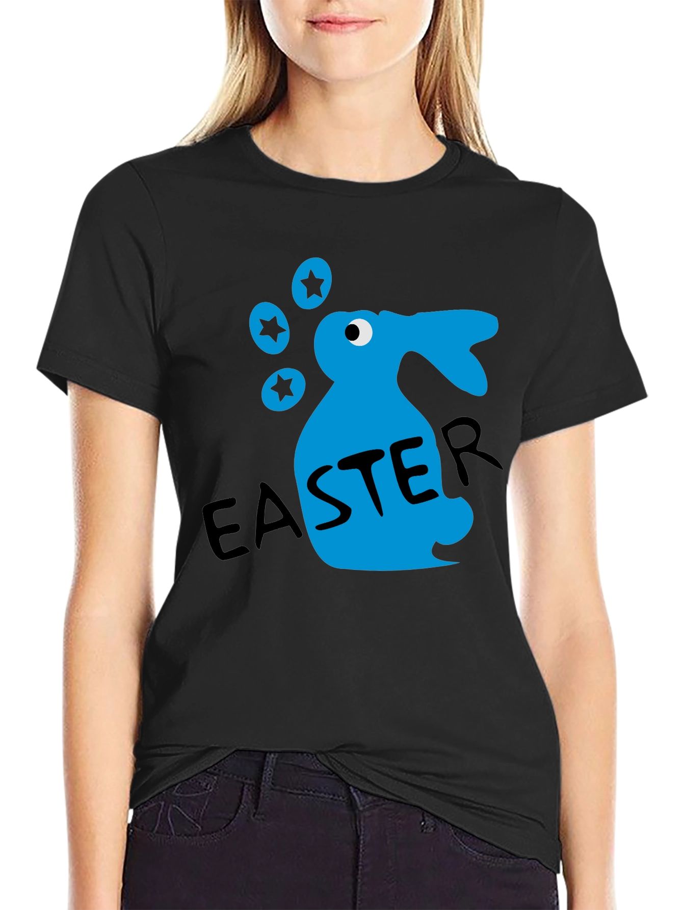 Easter Bunny Graphic T-Shirt - Fun Holiday Apparel