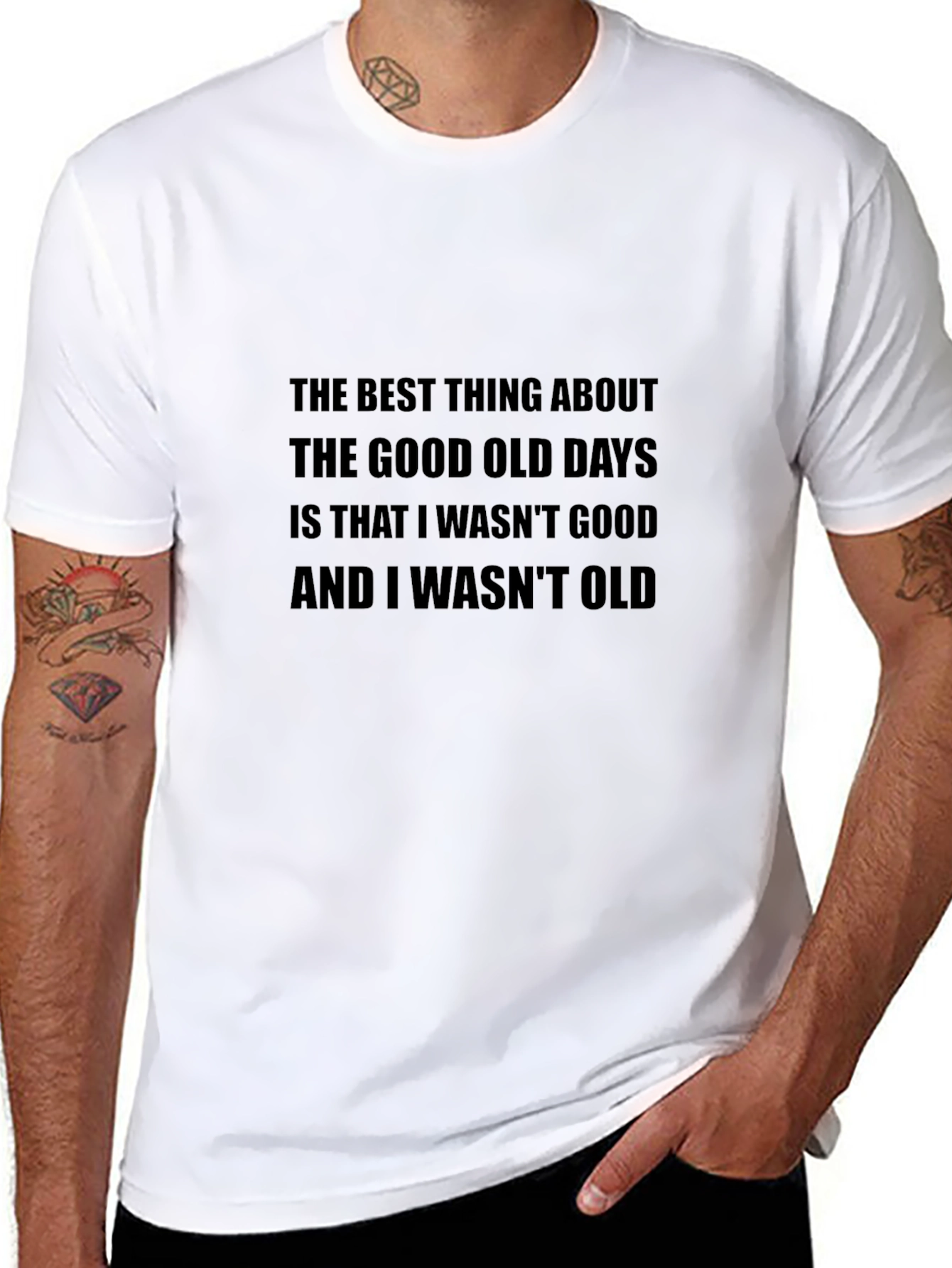 Funny Good Old Days Graphic T-Shirt