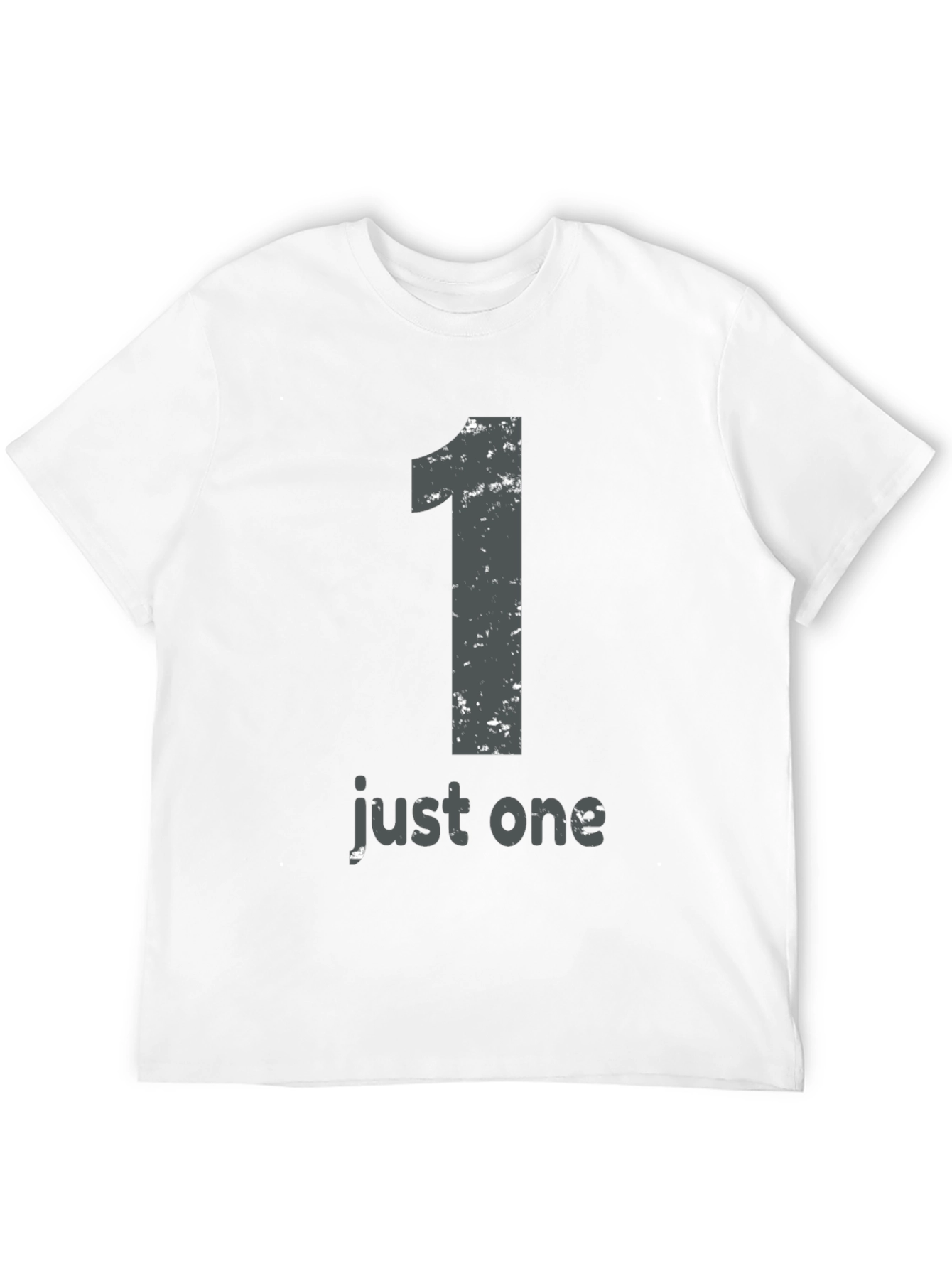 Just One Graphic Tee - Mens Black T-Shirt