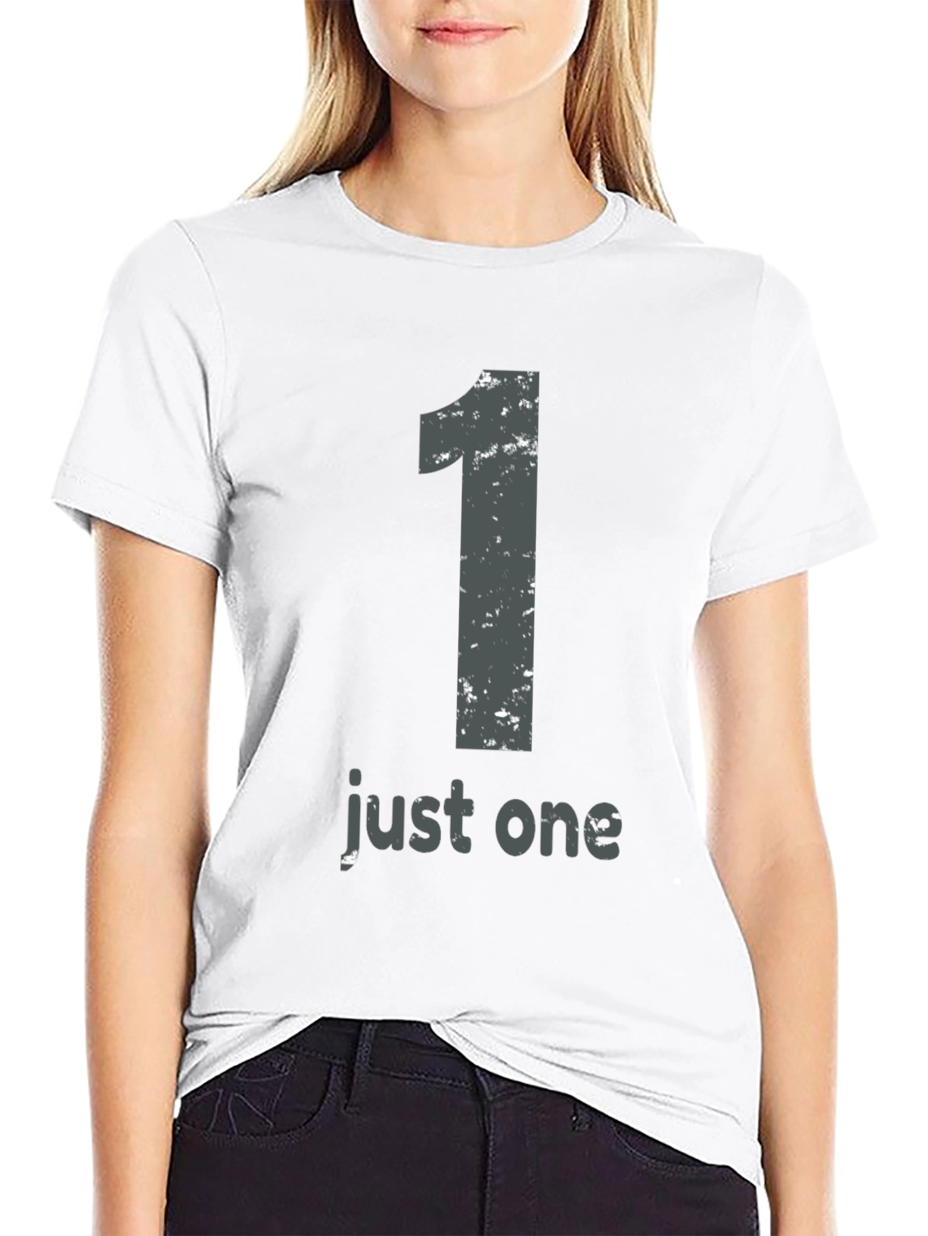 Just One Graphic Tee - Mens Black T-Shirt