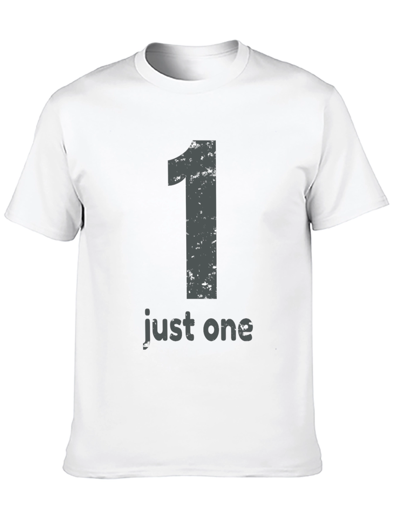 Just One Graphic Tee - Mens Black T-Shirt