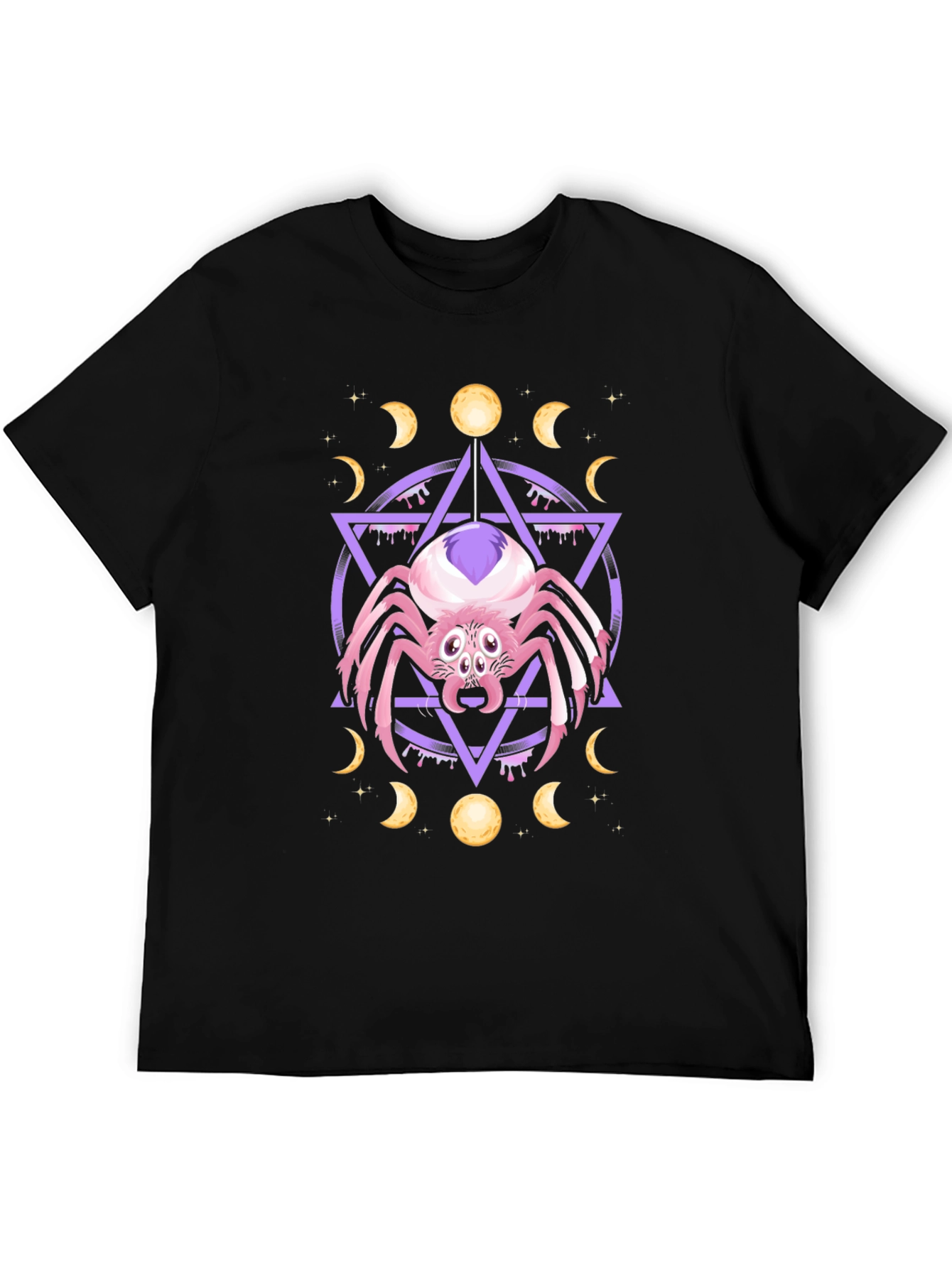Mystic Spider Graphic Tee - Unisex Black T-Shirt