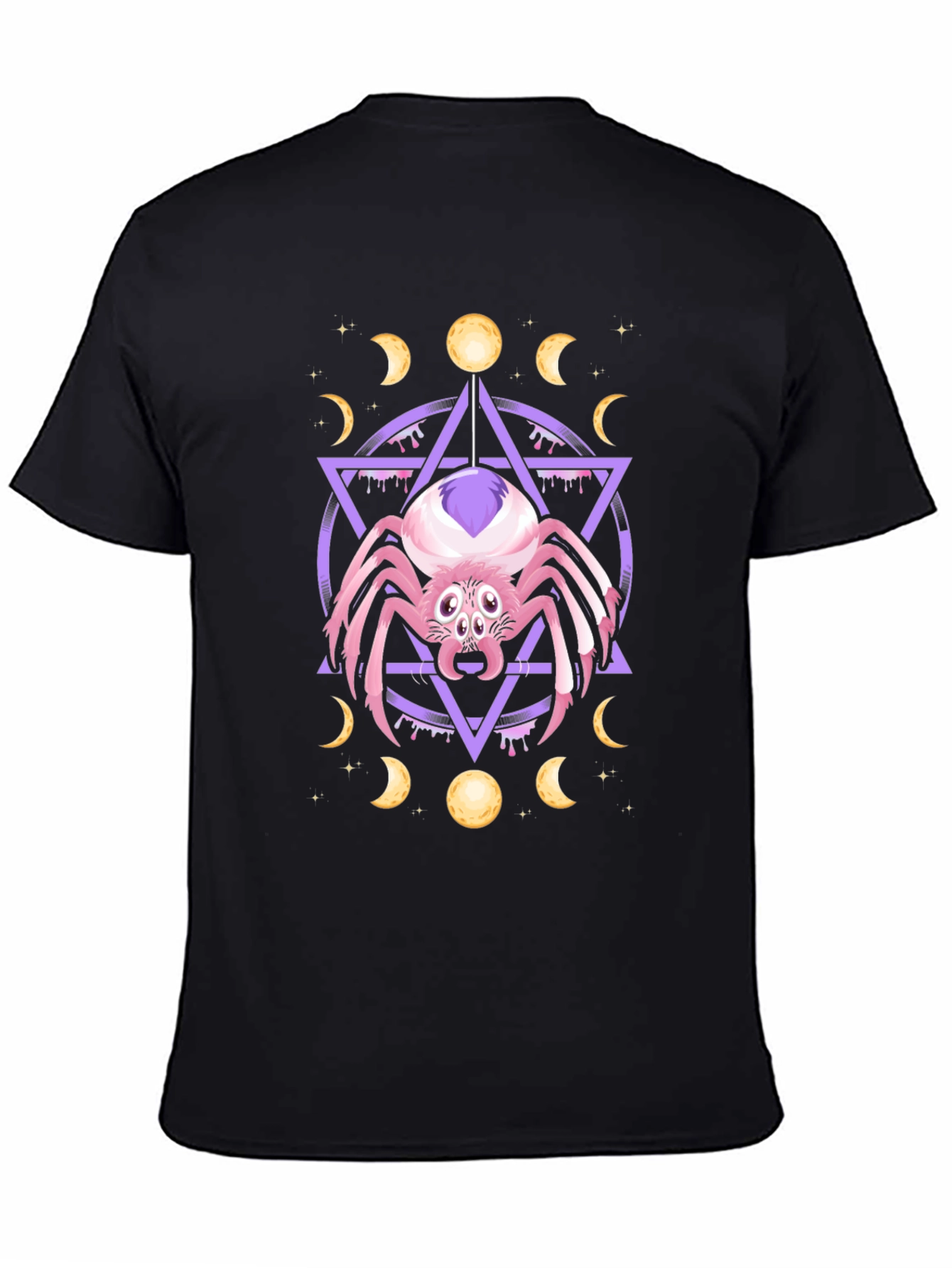 Mystic Spider Graphic Tee - Unisex Black T-Shirt