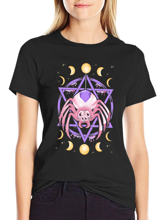 Mystic Spider Graphic Tee - Unisex Black T-Shirt