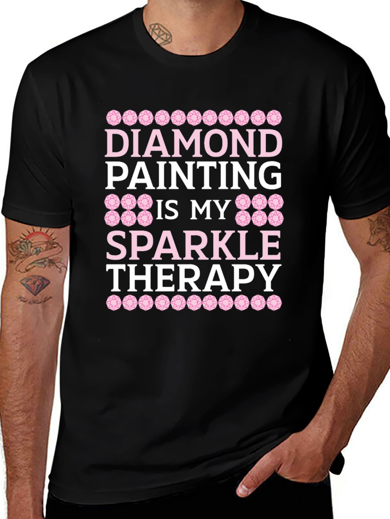 Diamond Painting Sparkle Therapy T-Shirt