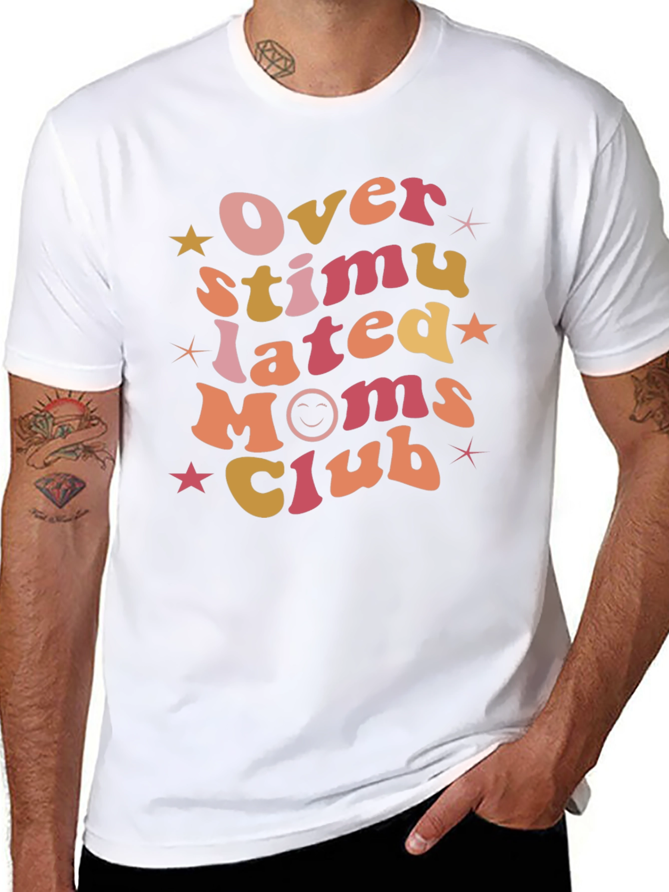 Overstimulated Moms Club Graphic Tee