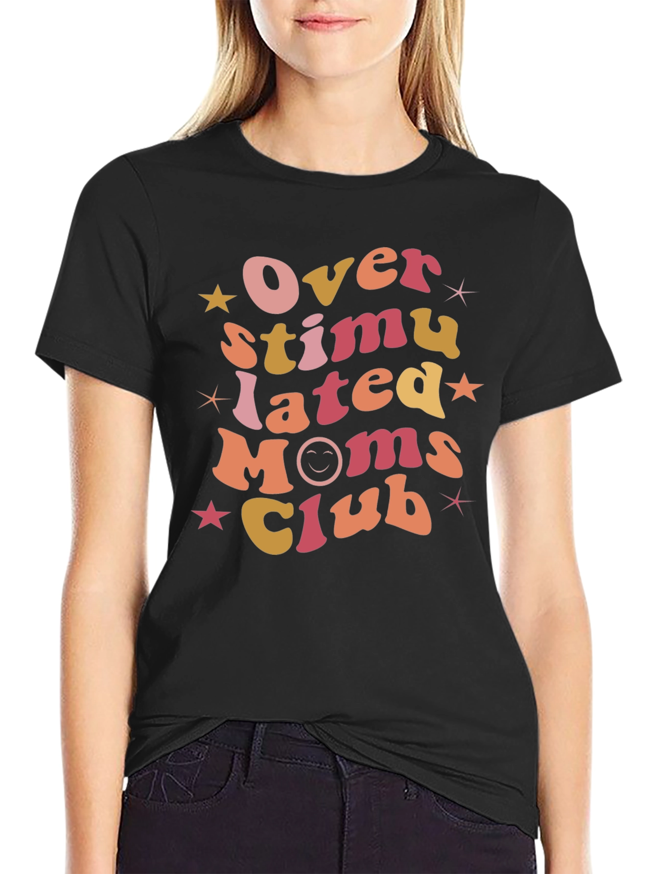 Overstimulated Moms Club Graphic Tee