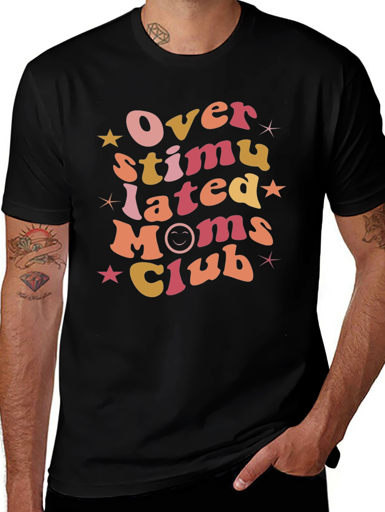 Overstimulated Moms Club Graphic Tee