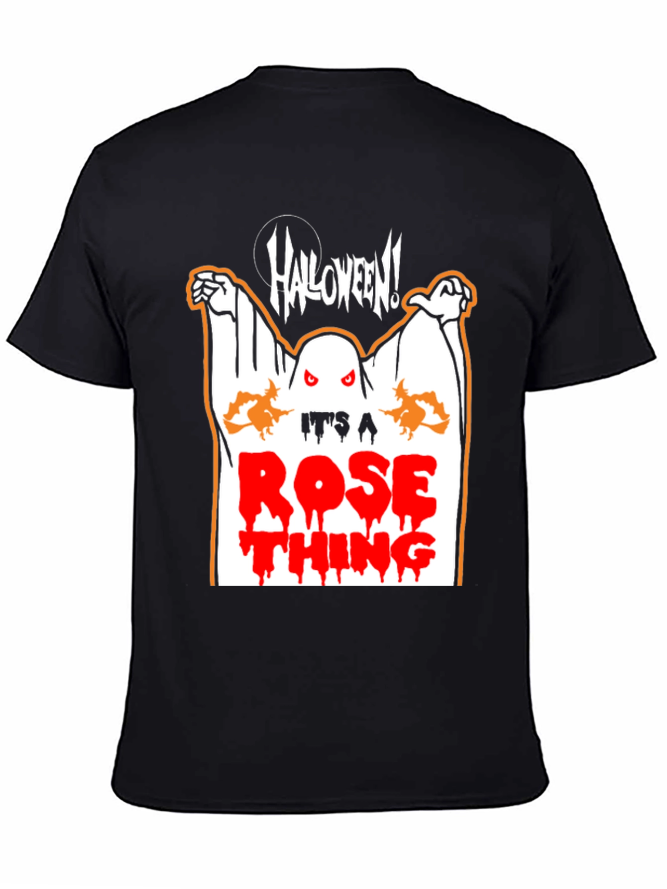 Halloween Rose Thing Graphic T-Shirt