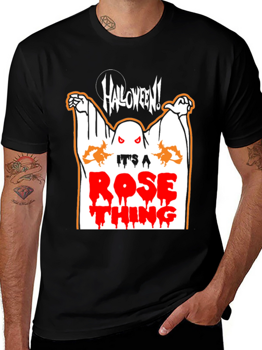 Halloween Rose Thing Graphic T-Shirt