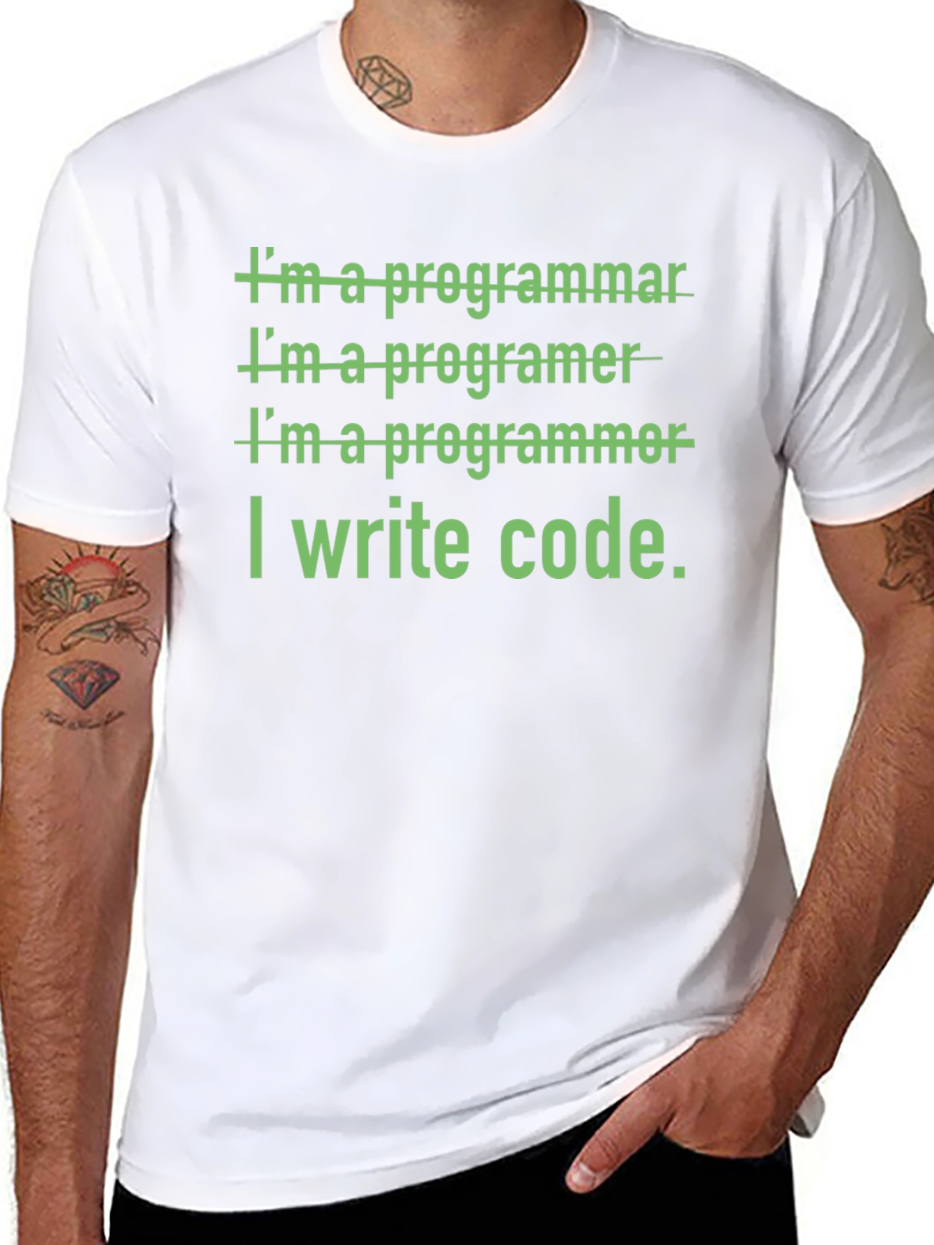 I Write Code T-Shirt - Programmer Humor