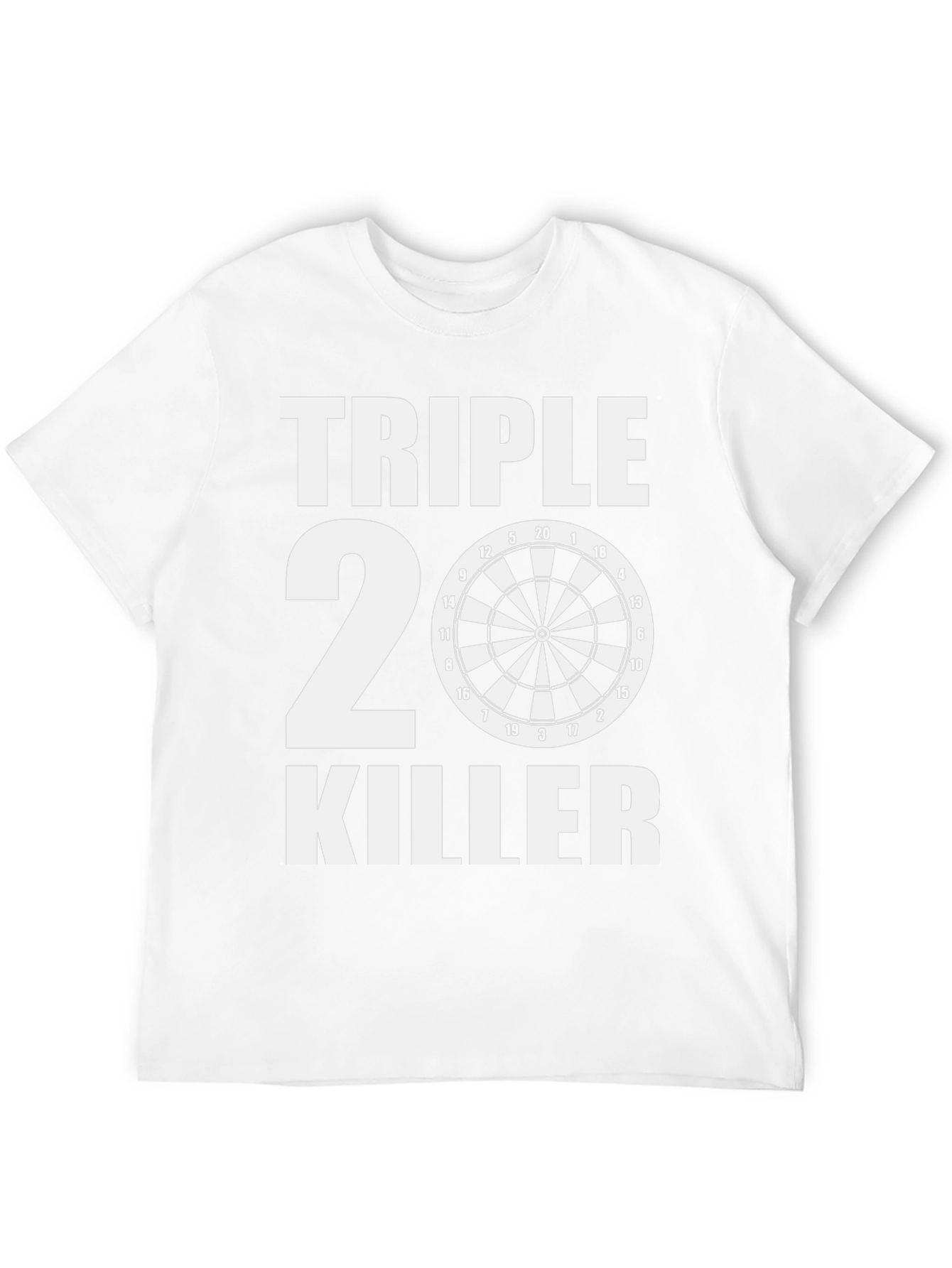 Triple 20 Killer T-Shirt - Dartboard Tee