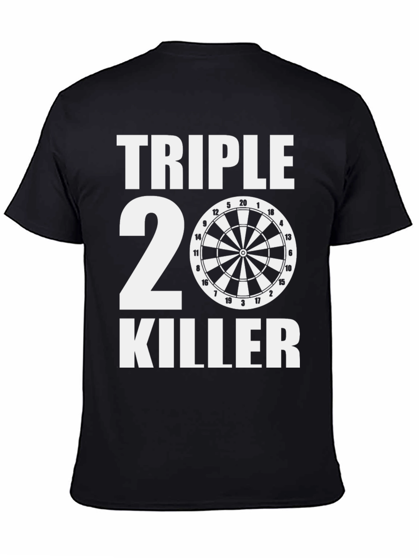 Triple 20 Killer T-Shirt - Dartboard Tee