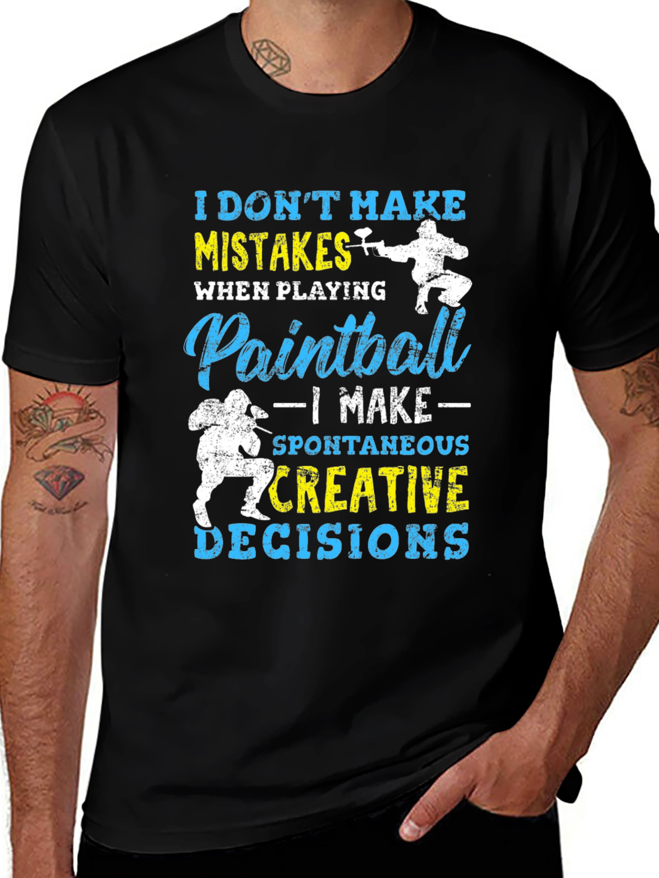 Paintball T-Shirt: I Dont Make Mistakes