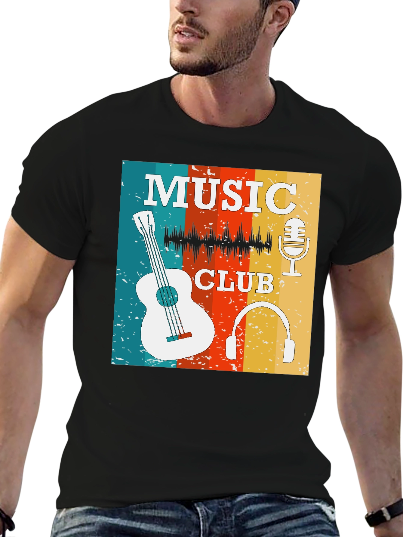 Retro Music Club Graphic Tee
