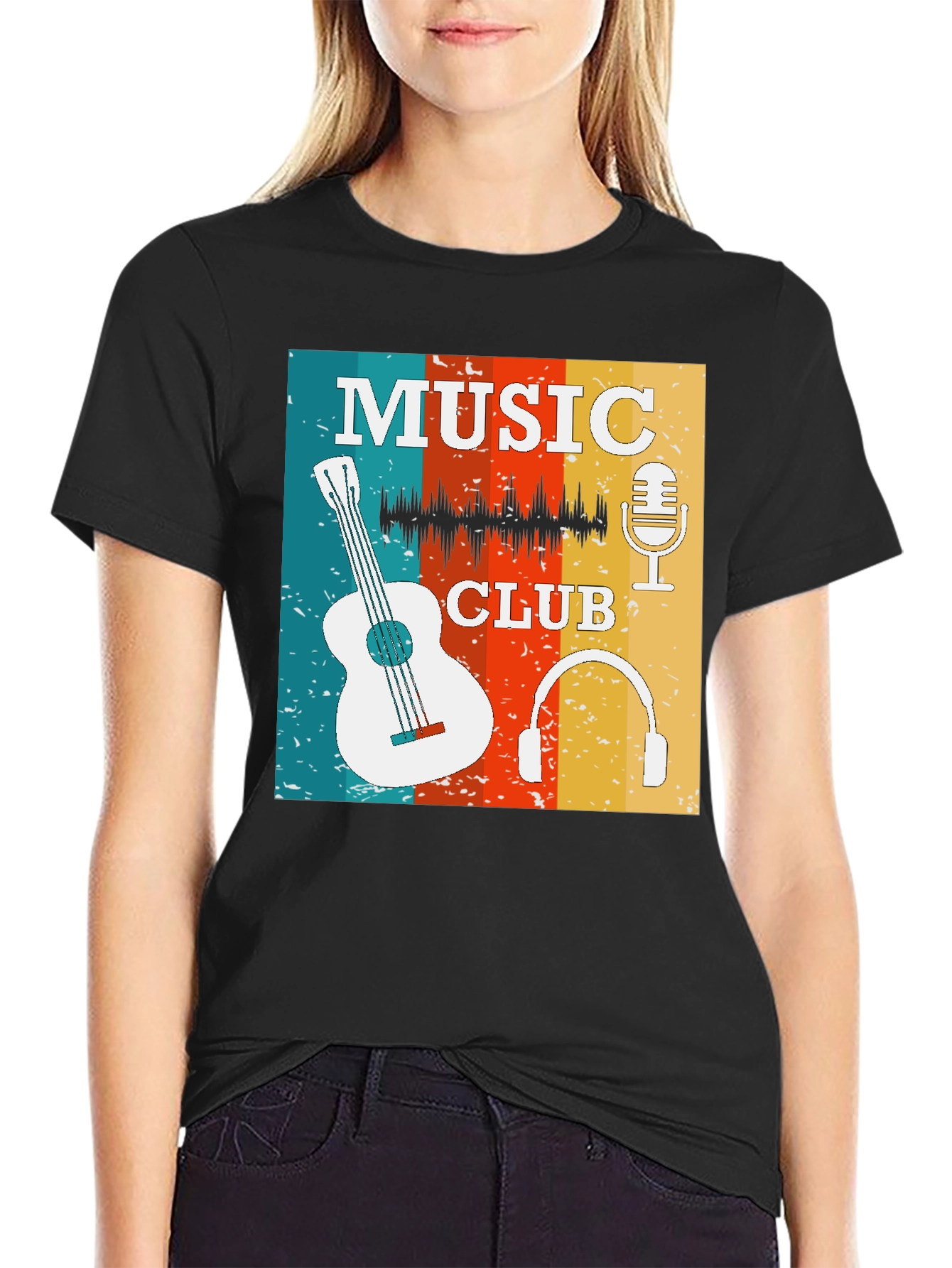 Retro Music Club Graphic Tee