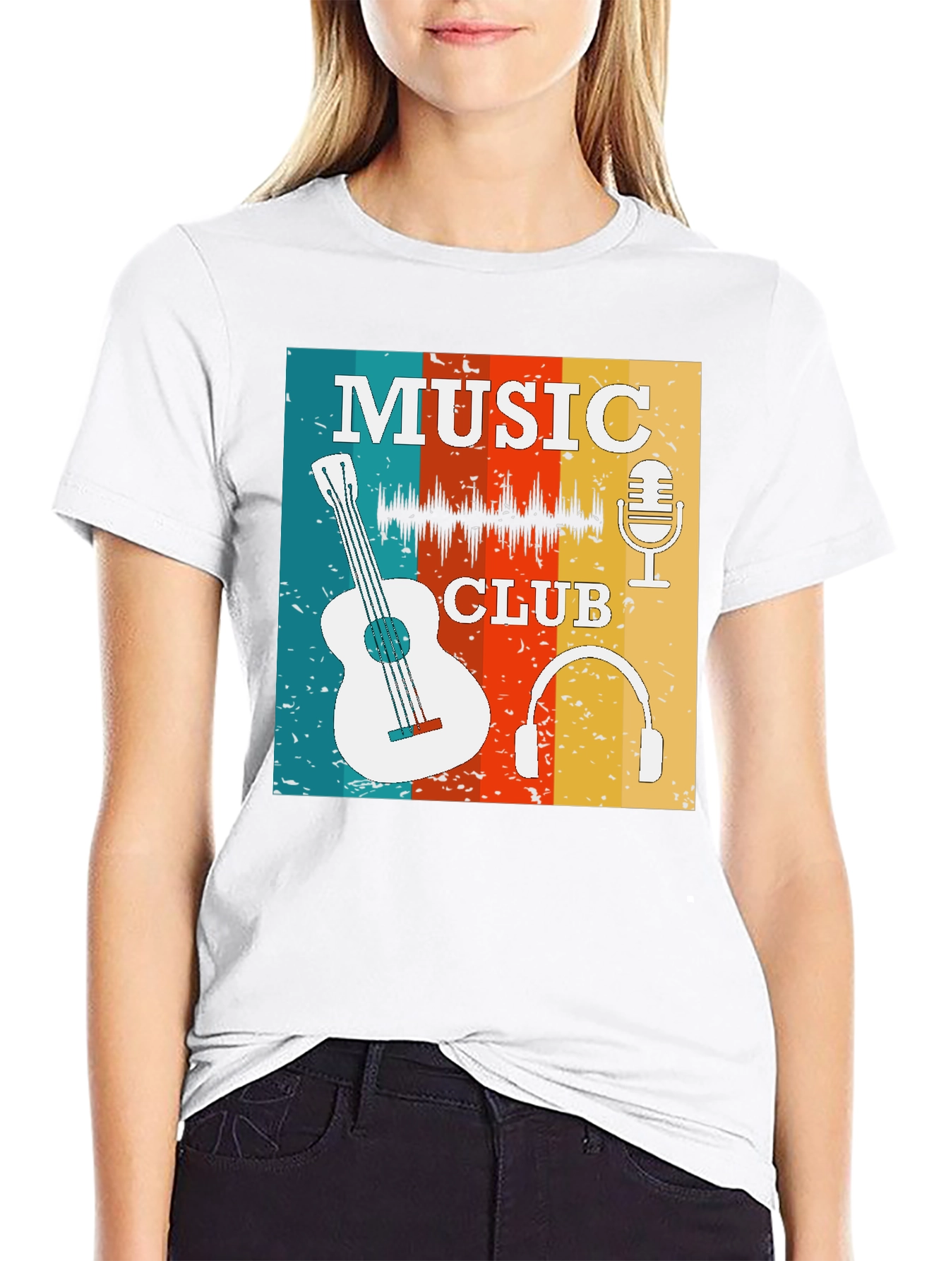 Retro Music Club Graphic Tee
