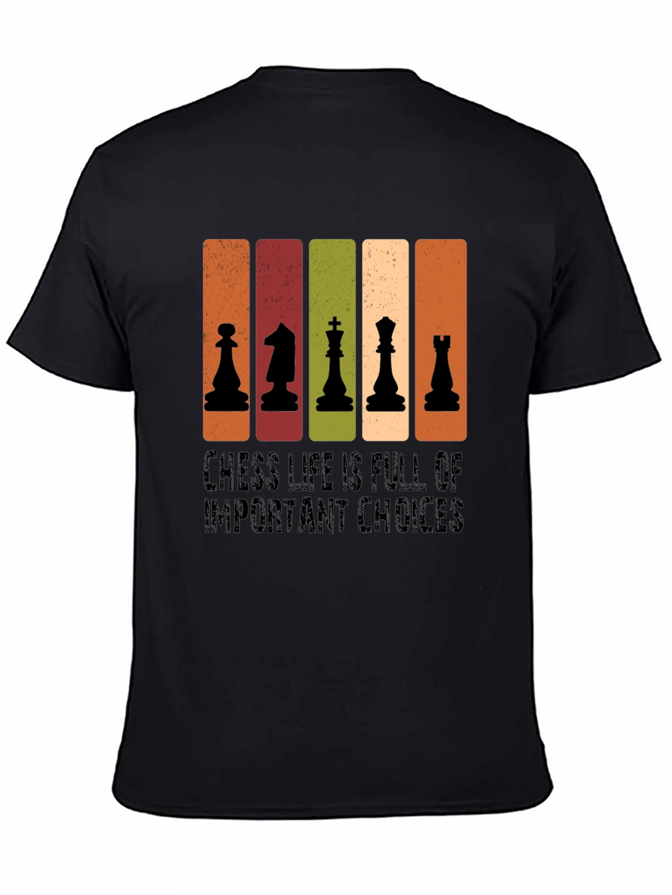 Chess Life Choices Black T-Shirt