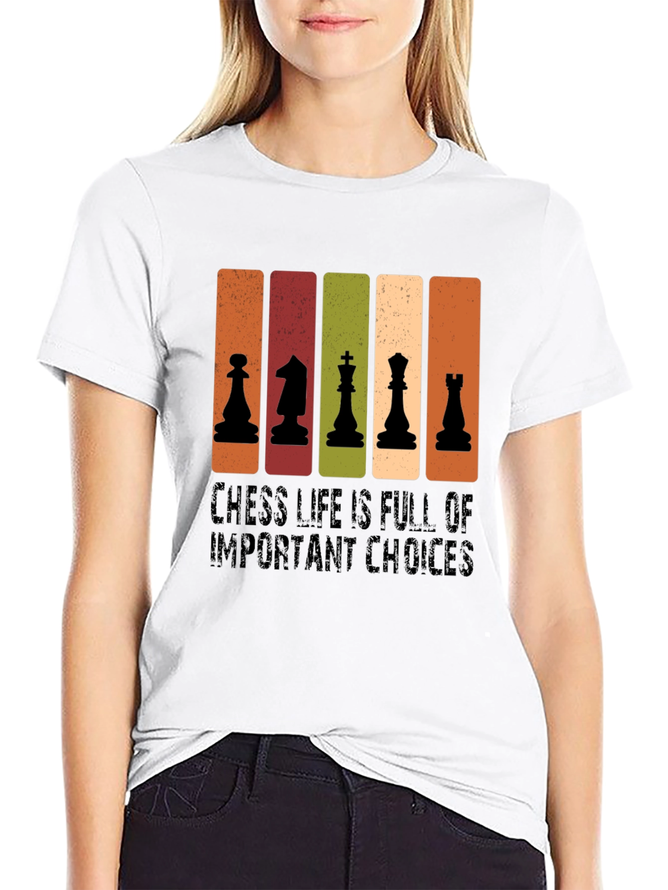 Chess Life Choices Black T-Shirt