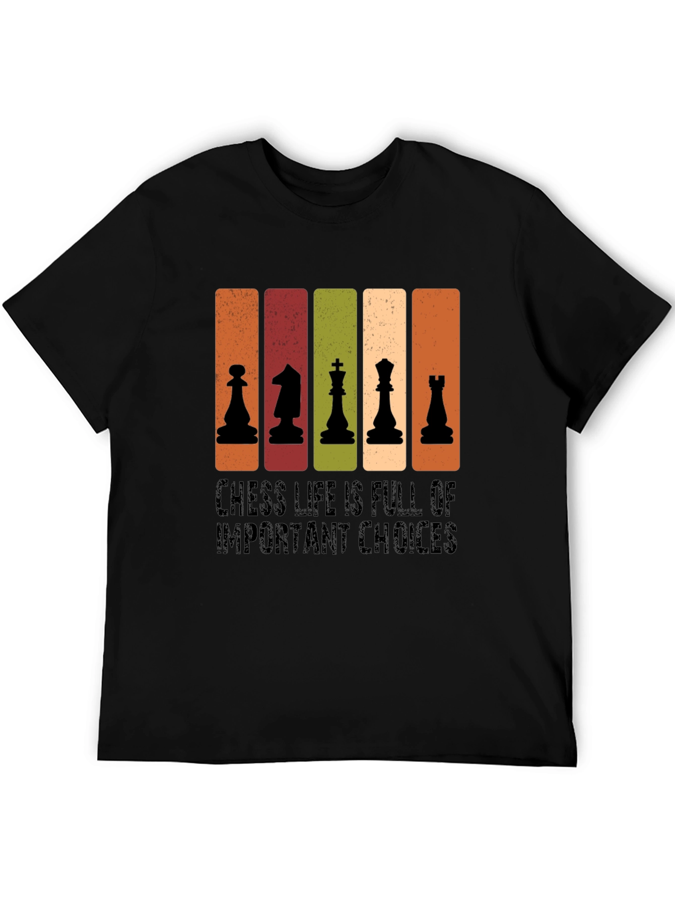 Chess Life Choices Black T-Shirt