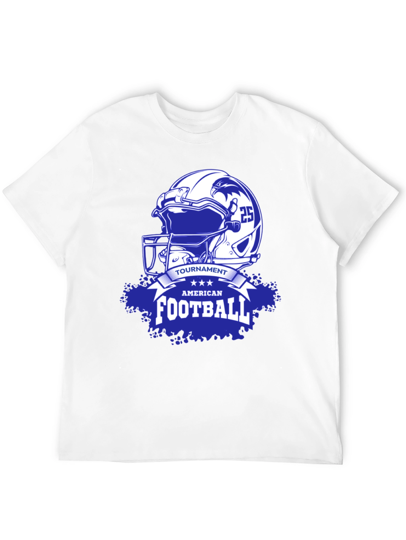American Football Tournament Black T-Shirt