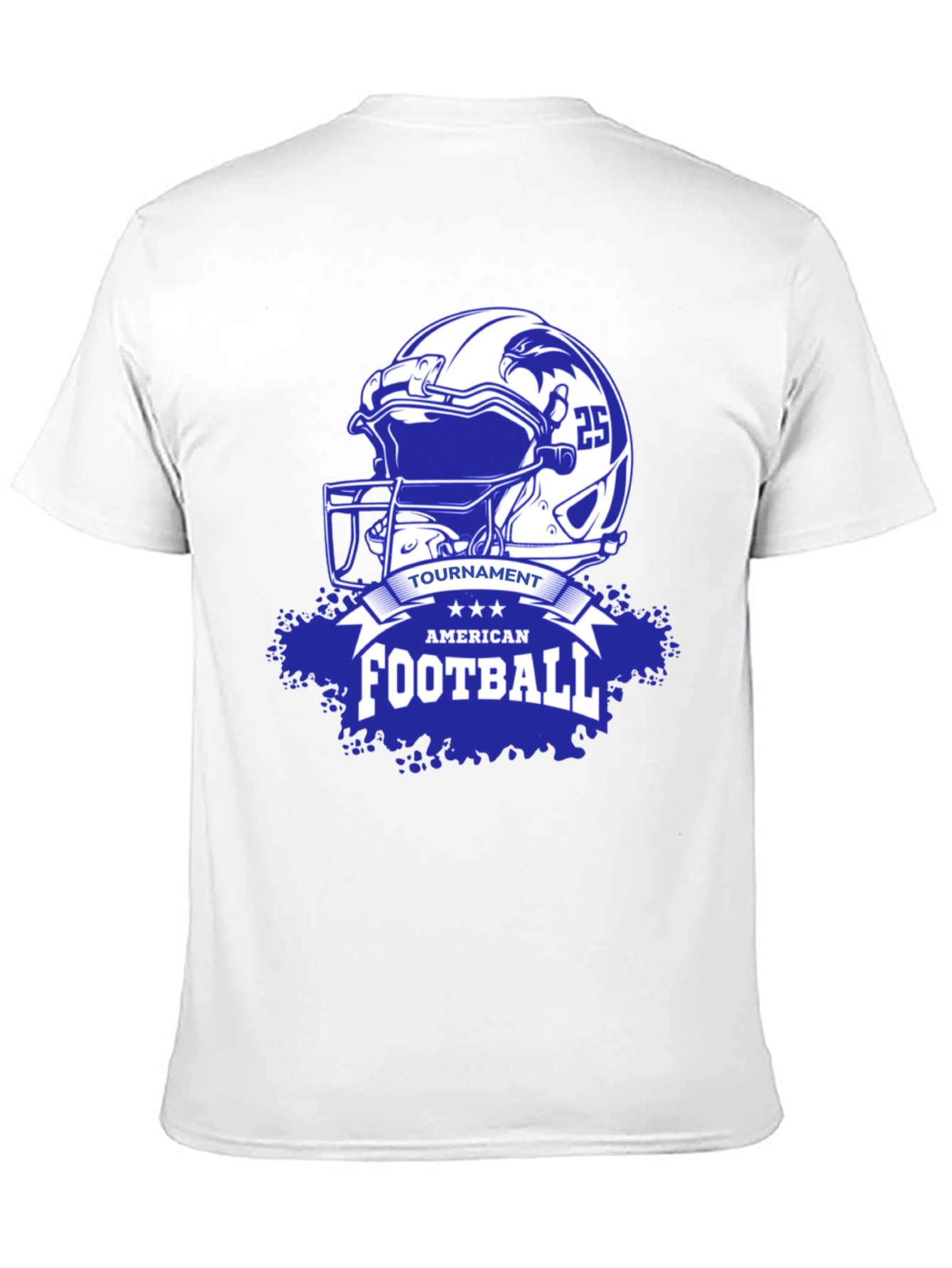 American Football Tournament Black T-Shirt